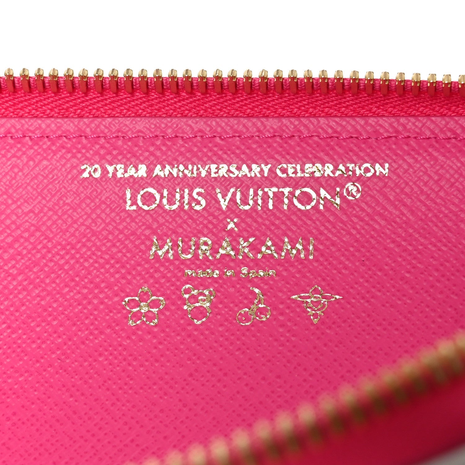 LV X TM Monogram Multicolor Charlotte Pencil Pouch Fuchsia
