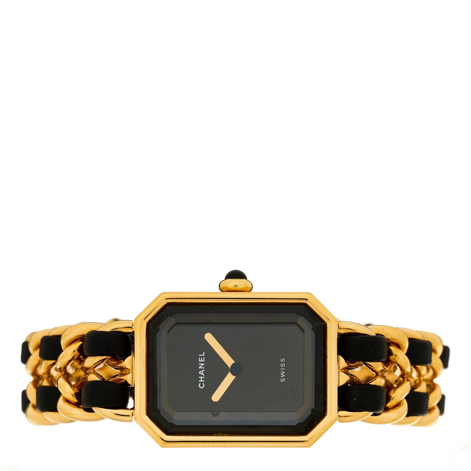 Stainless Steel Lambskin 20mm Chain Premiere Quartz Watch Gold M