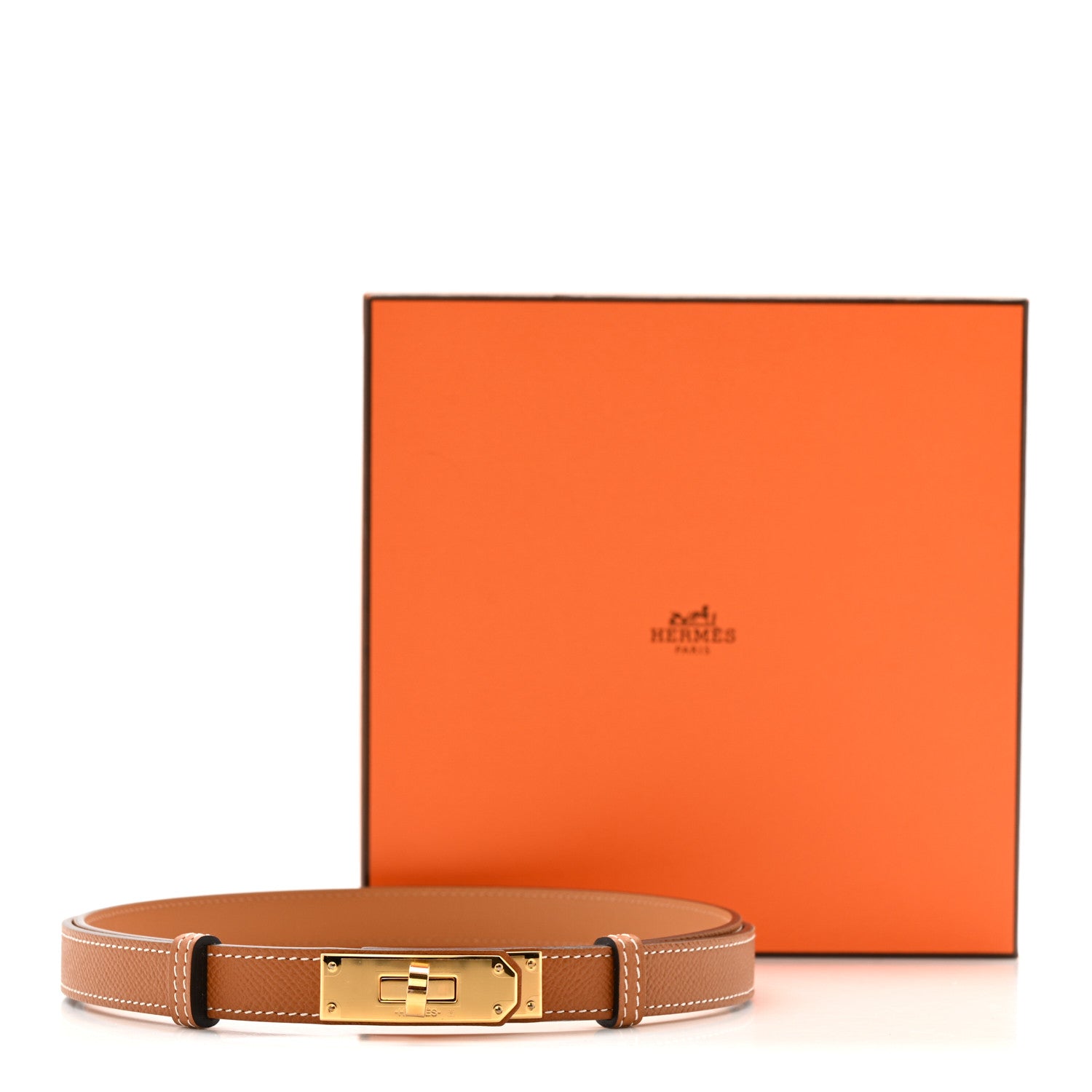Epsom Kelly Belt Gold