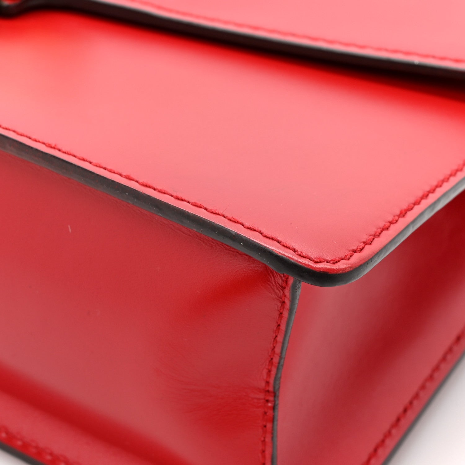 Calfskin Small Sylvie Shoulder Bag Hibiscus Red