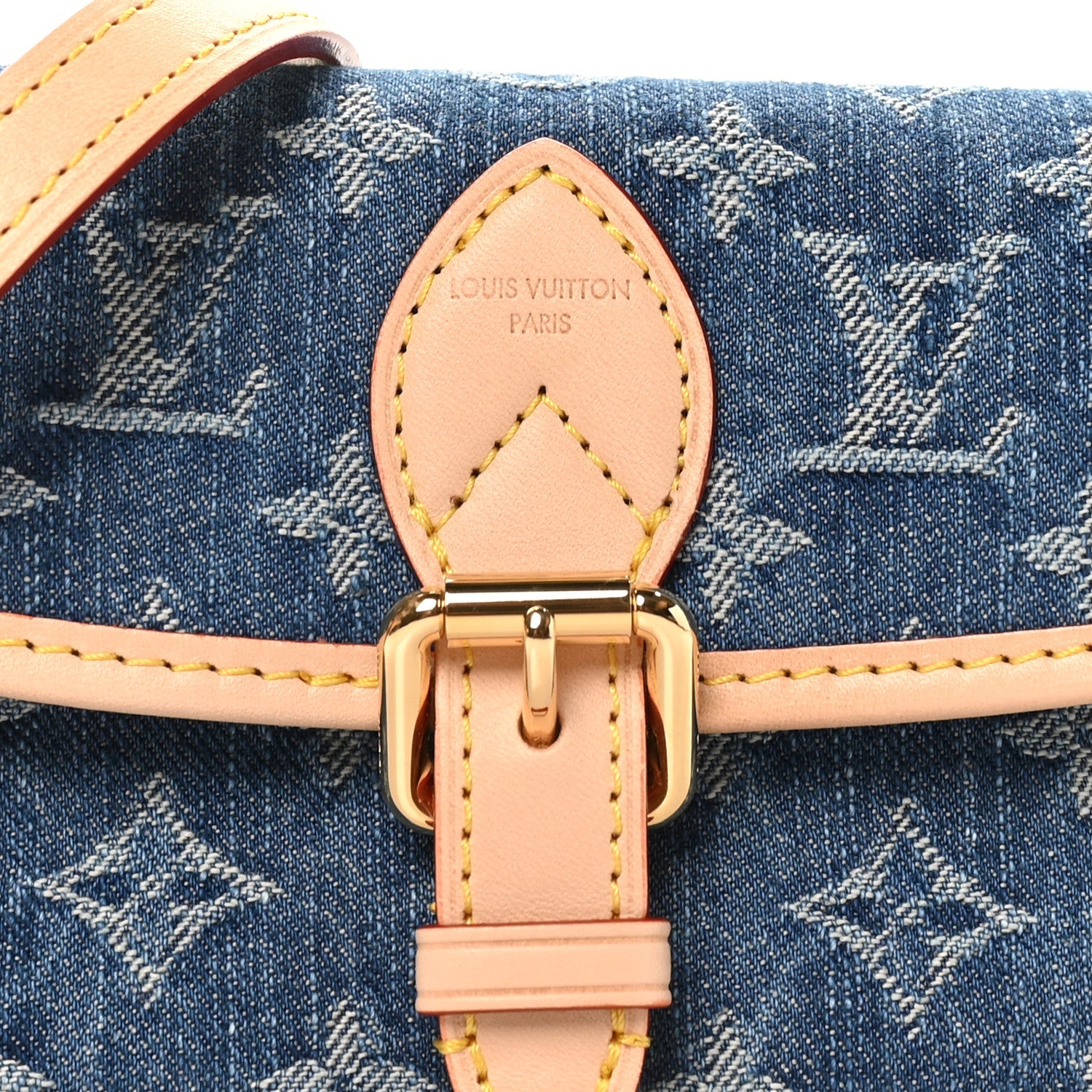 Monogram Denim Nano Diane Blue