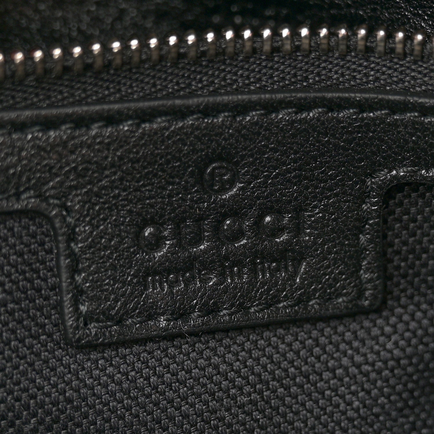 Sakai Be Green Calfskin Diagonal Stitched Small Blondie Tote  Black