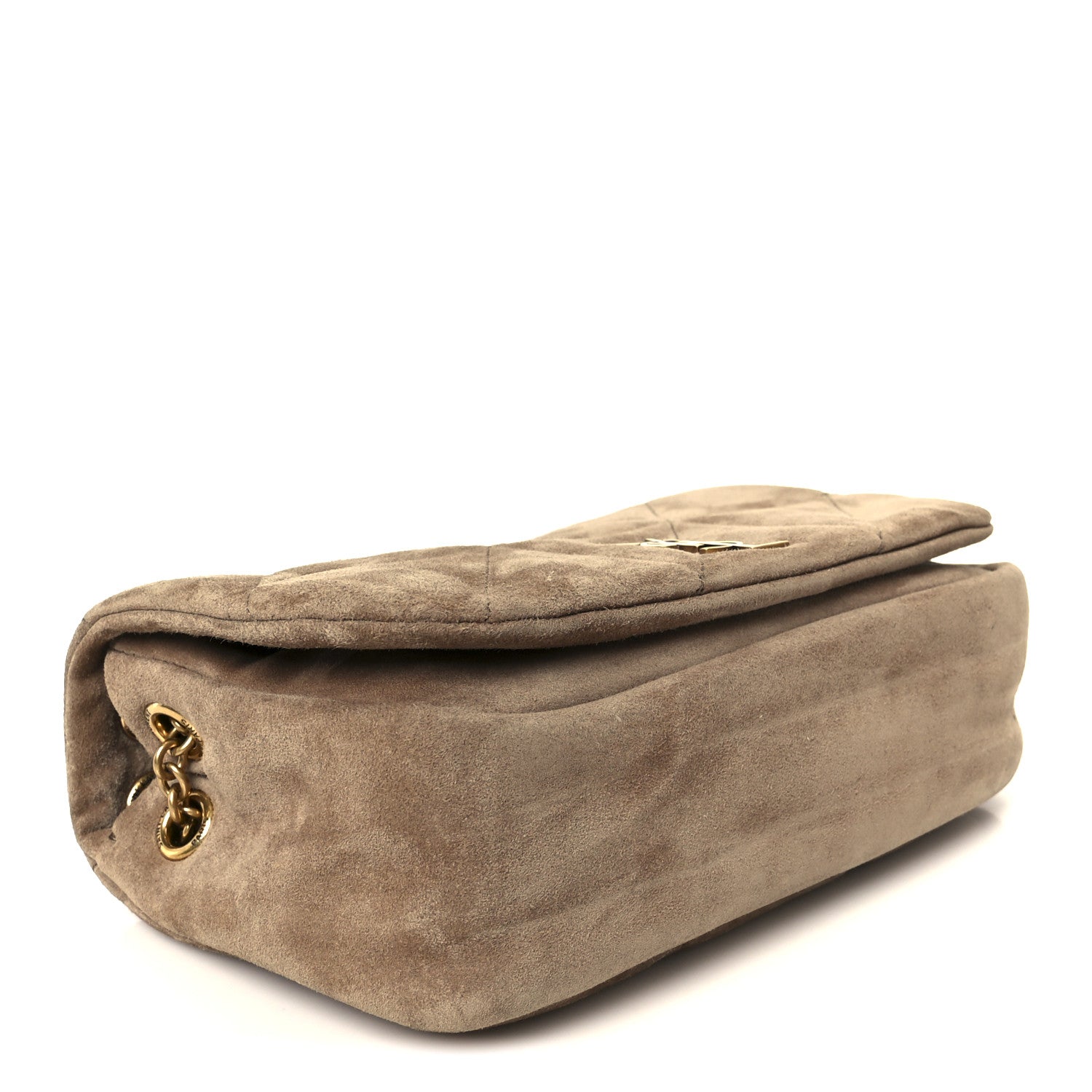 Suede Matelasse Monogram Mini Jamie 4.3 Whisper Pink