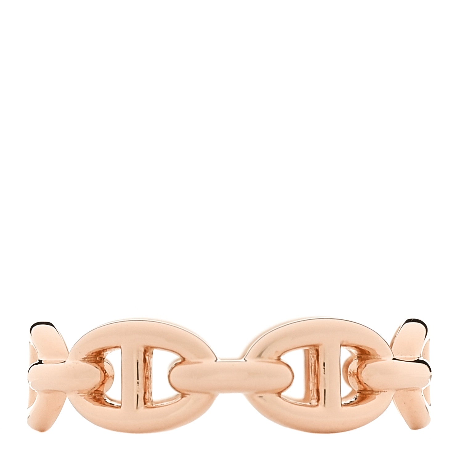 18K Rose Gold PM Chaine d'Ancre Enchainee Ring 54 7