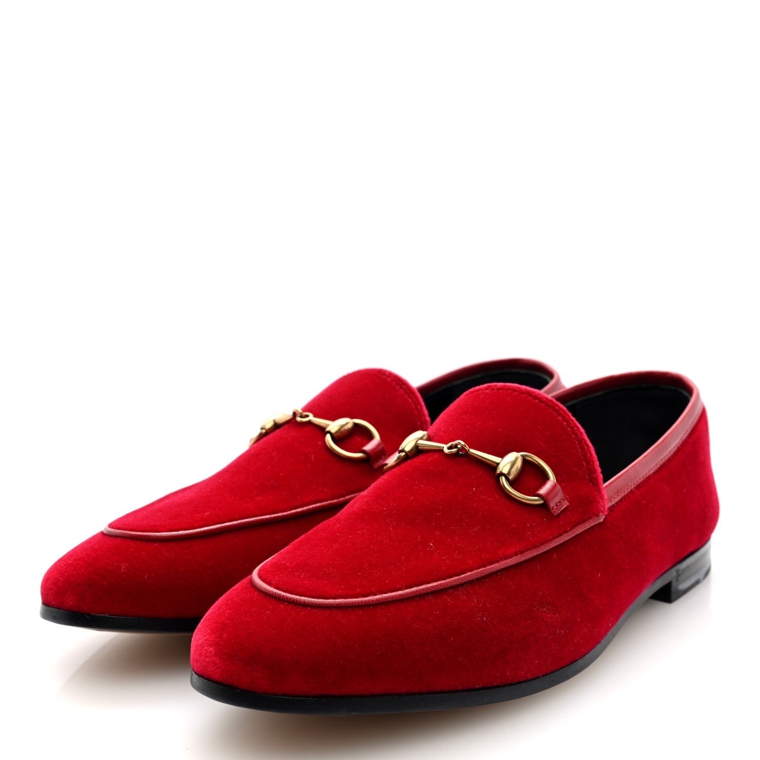 Velvet Horsebit Womens Jordaan Loafers 37 Hibiscus Red
