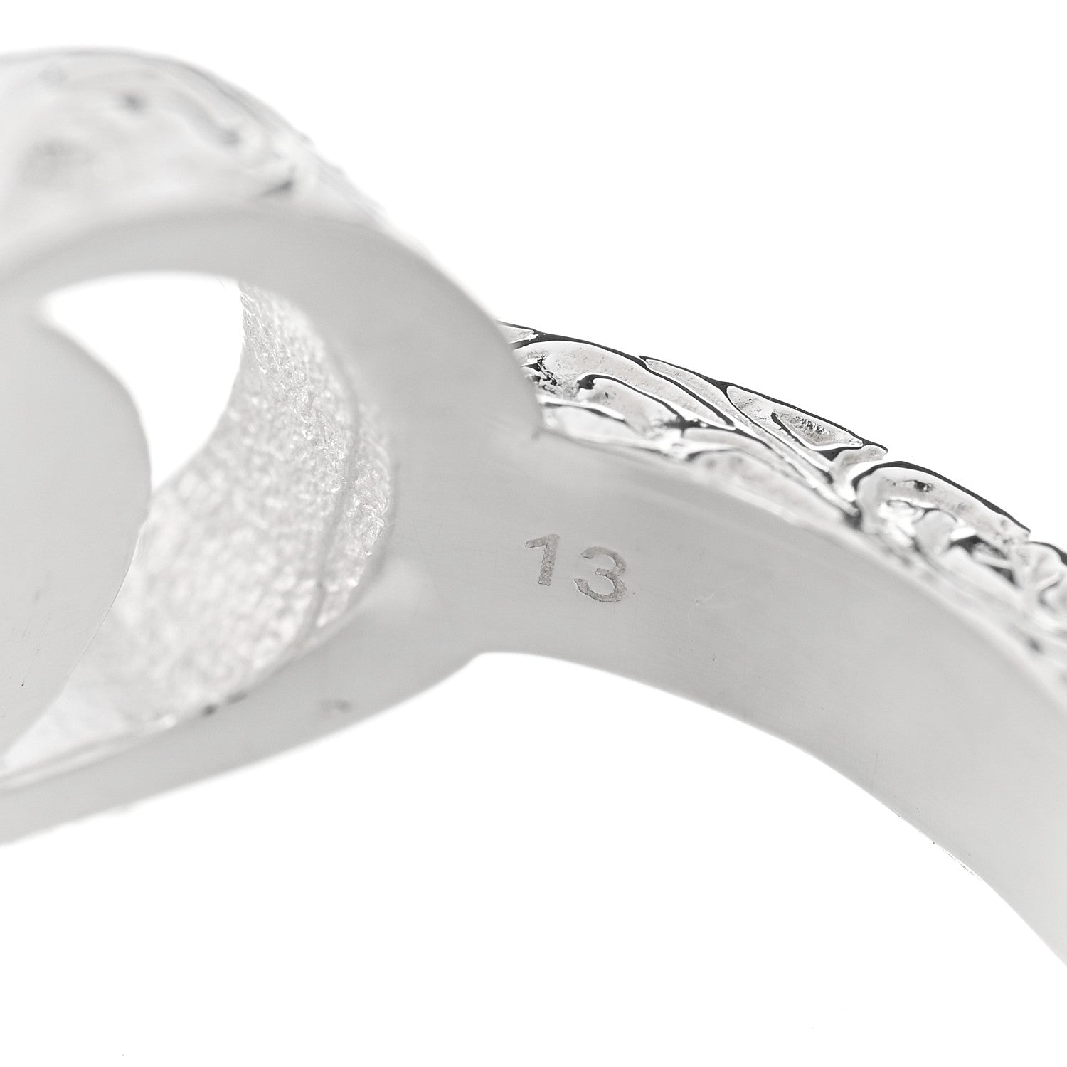 Sterling Silver GG Marmont Key Motif Ring 53 6.5