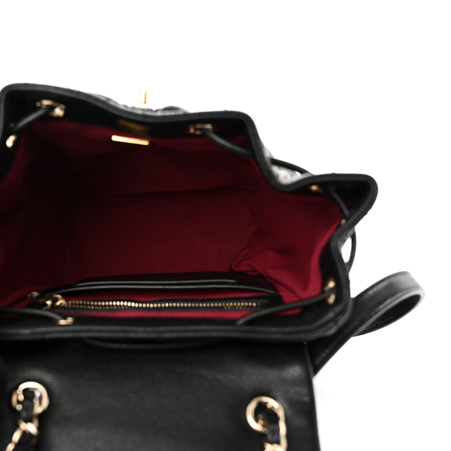 Caviar Quilted Mini Urban Spirit Backpack Black