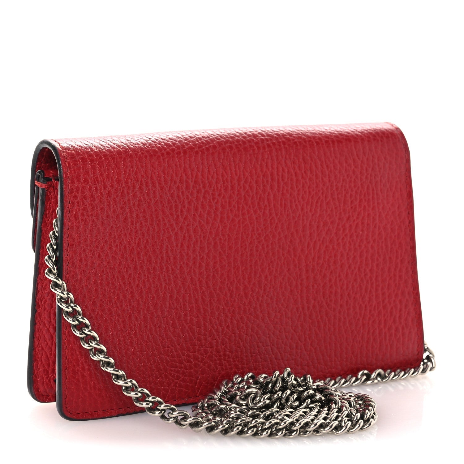 Calfskin Super Mini Dionysus Shoulder Bag Hibiscus Red