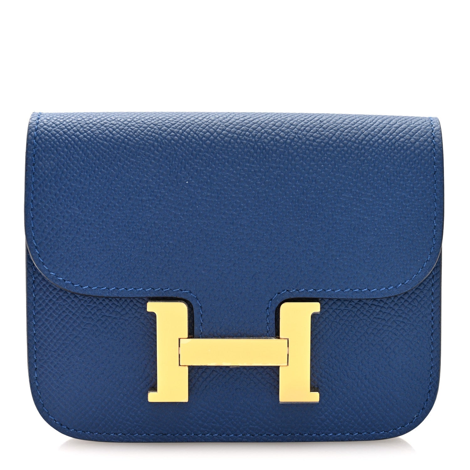 Epsom Constance Slim Wallet Bleu Tie