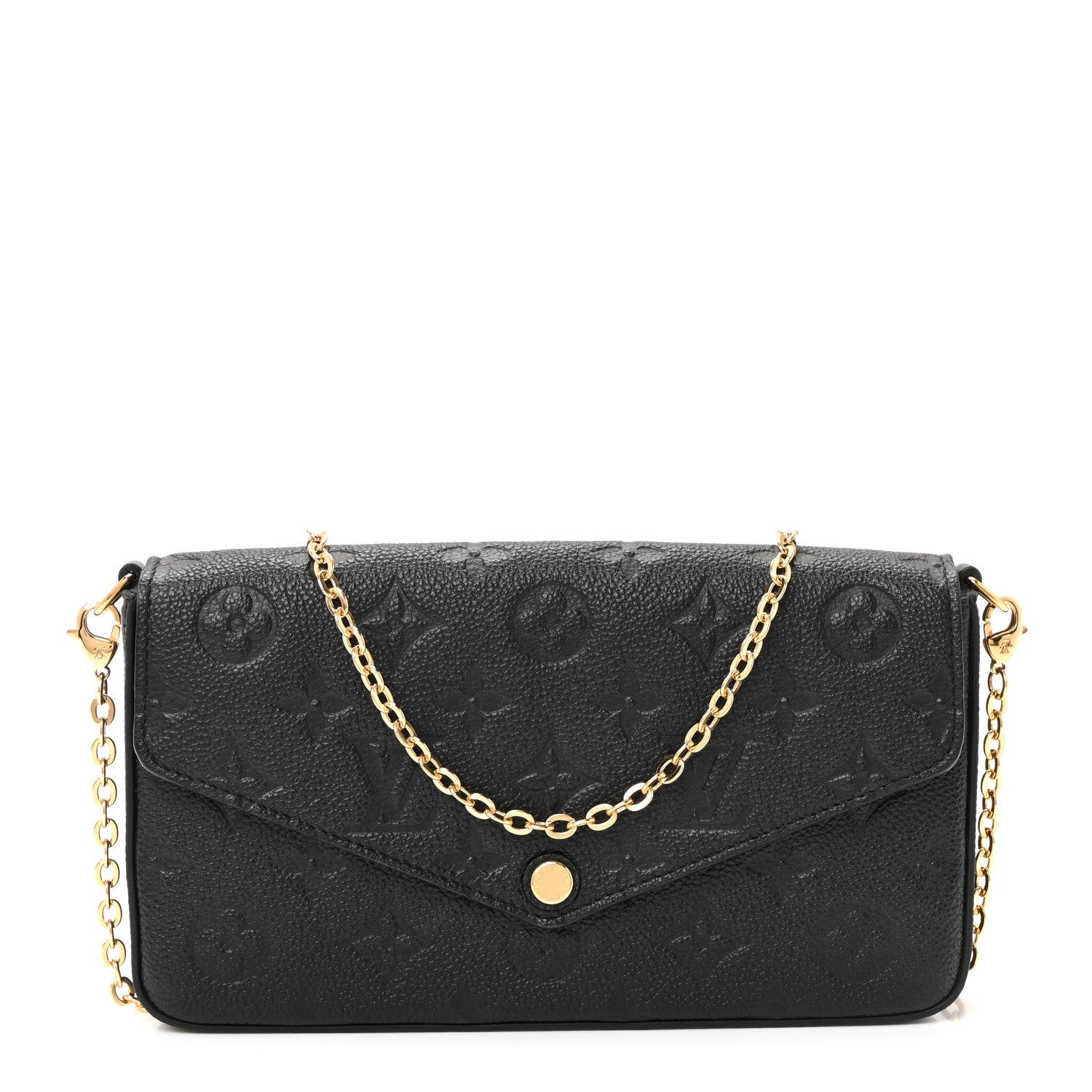 Empreinte Pochette Felicie Chain Wallet Black