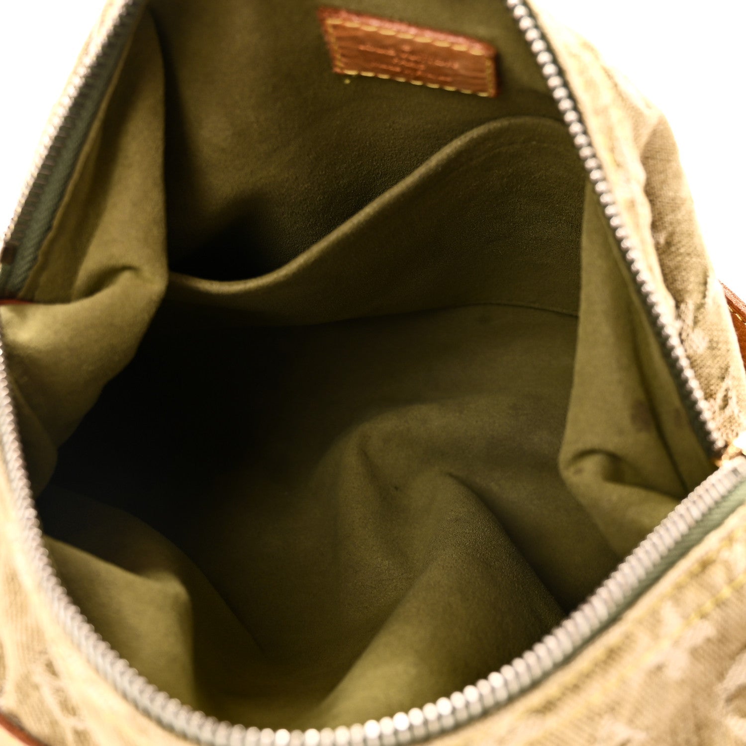 Monogram Denim Baggy PM Lichen