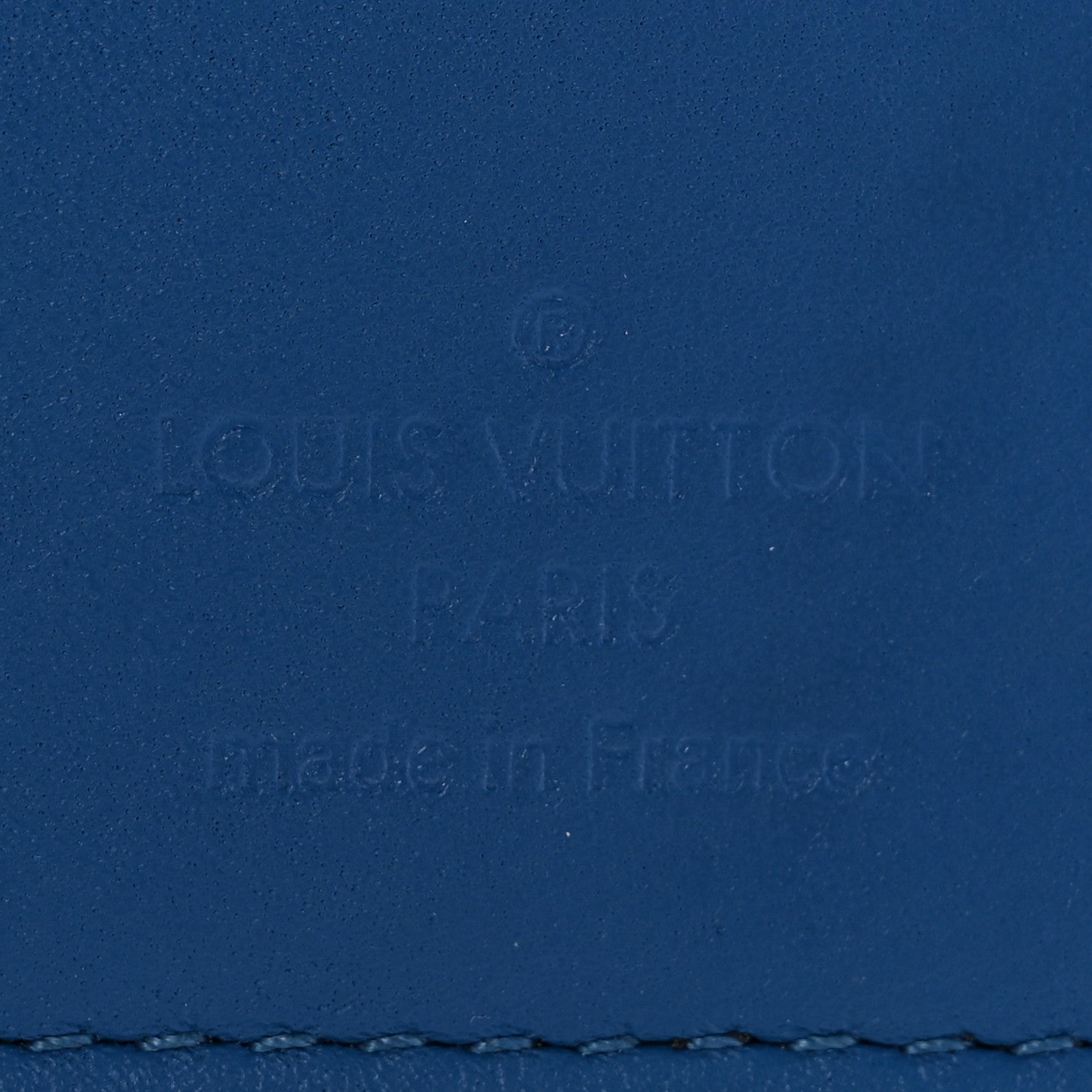 Damier Graphite Pocket Organizer Bleu Neon
