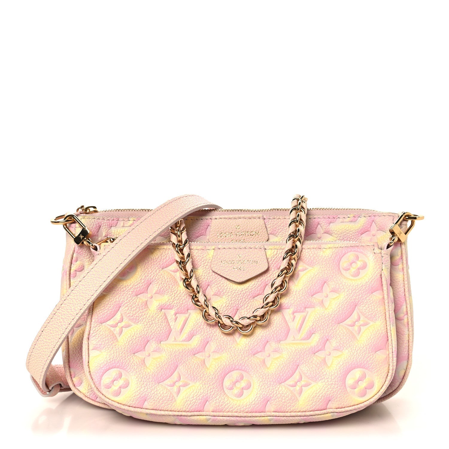 Empreinte Monogram Summer Stardust Multi Pochette Accessories Pink