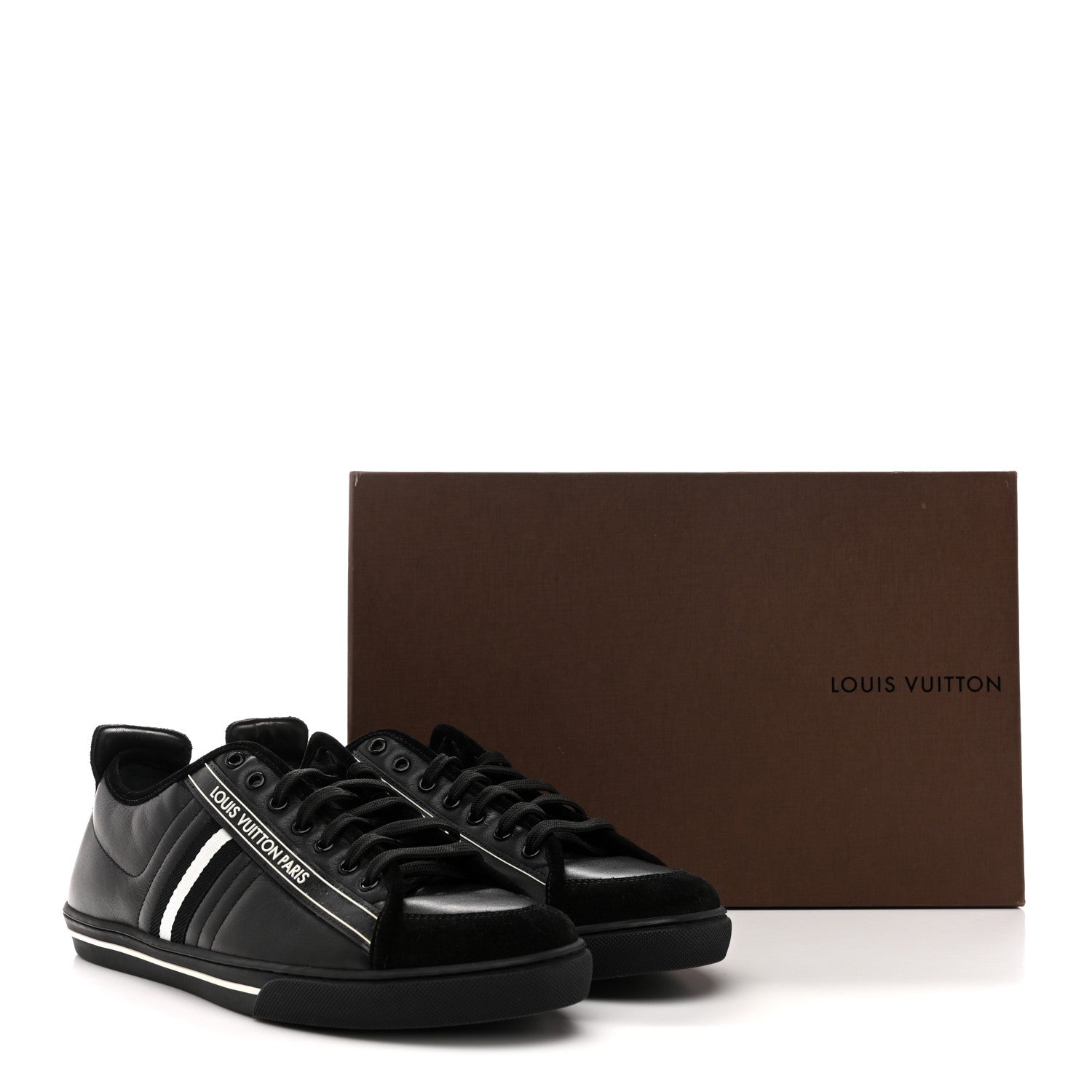 Calfskin Mens Cosmos Sneakers 8 Black