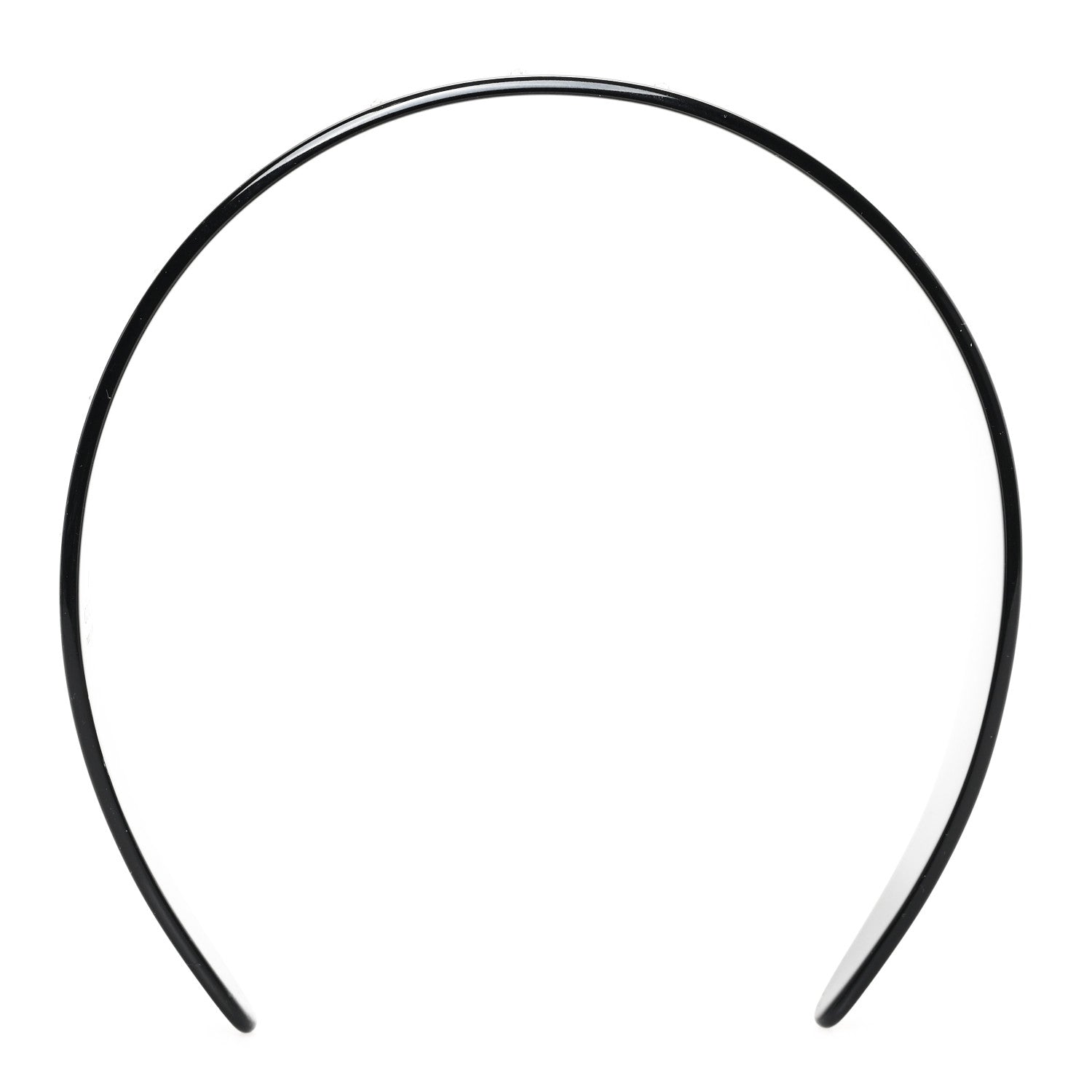 Resin Crystal Interlocking G Headband Black