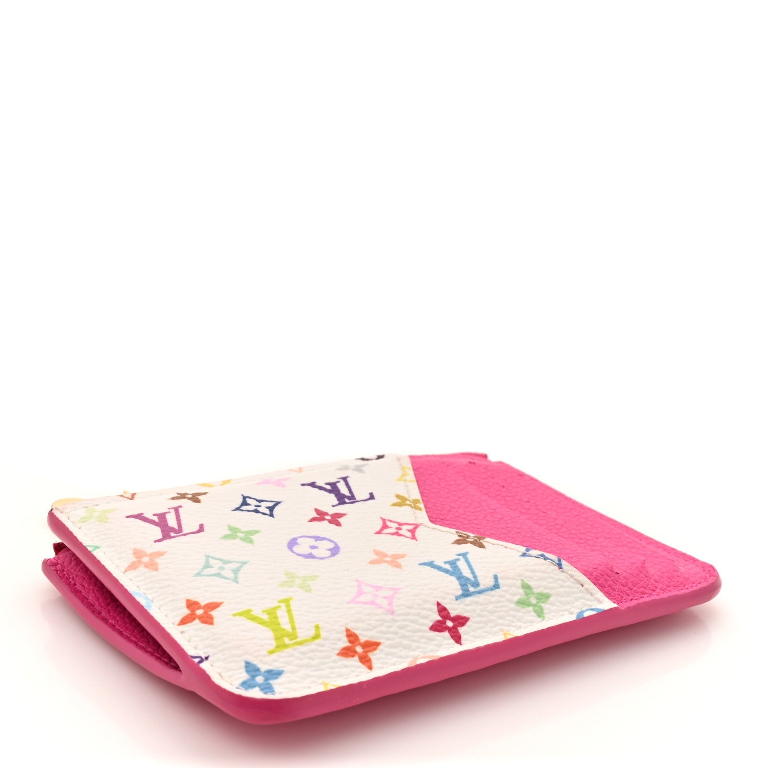 LV X TM Monogram Romy Card Holder Kawaii Pink