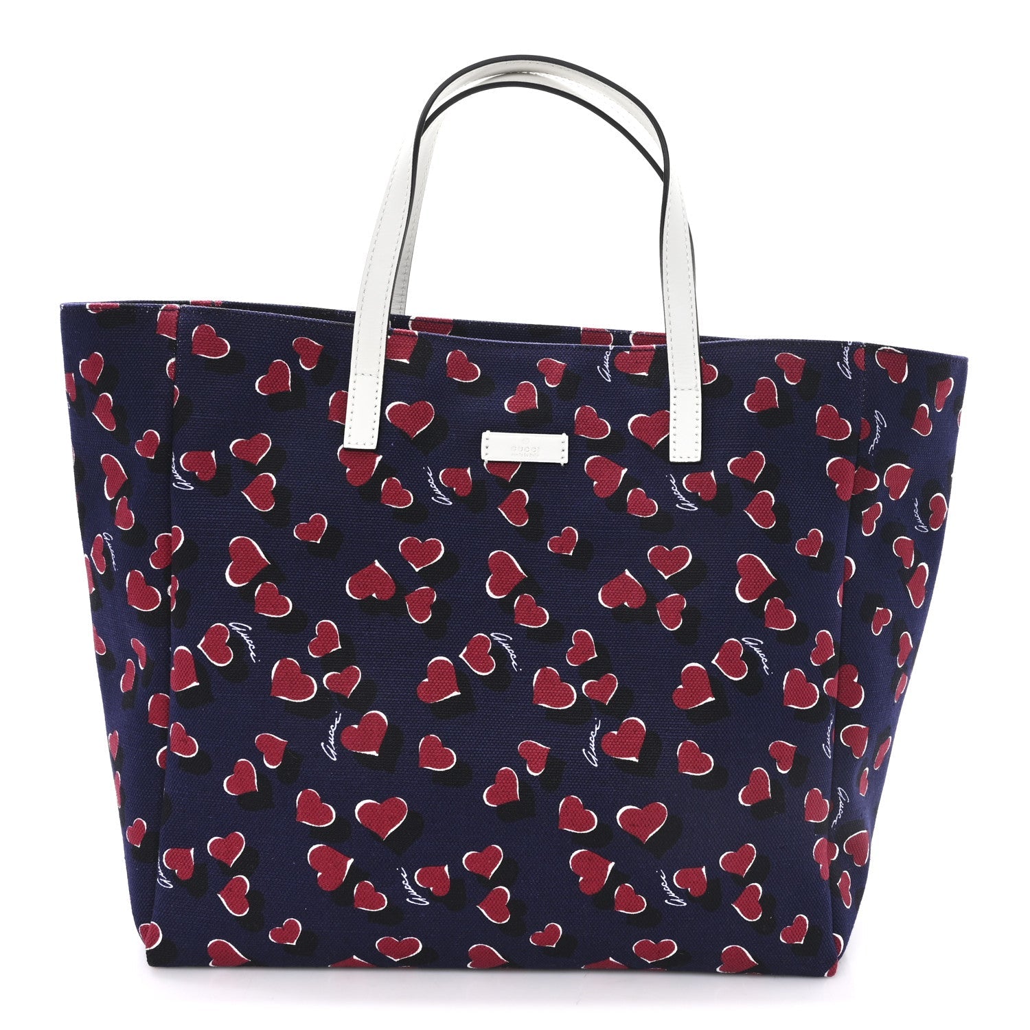 Canvas Heartbeat Print Medium Tote New Wine