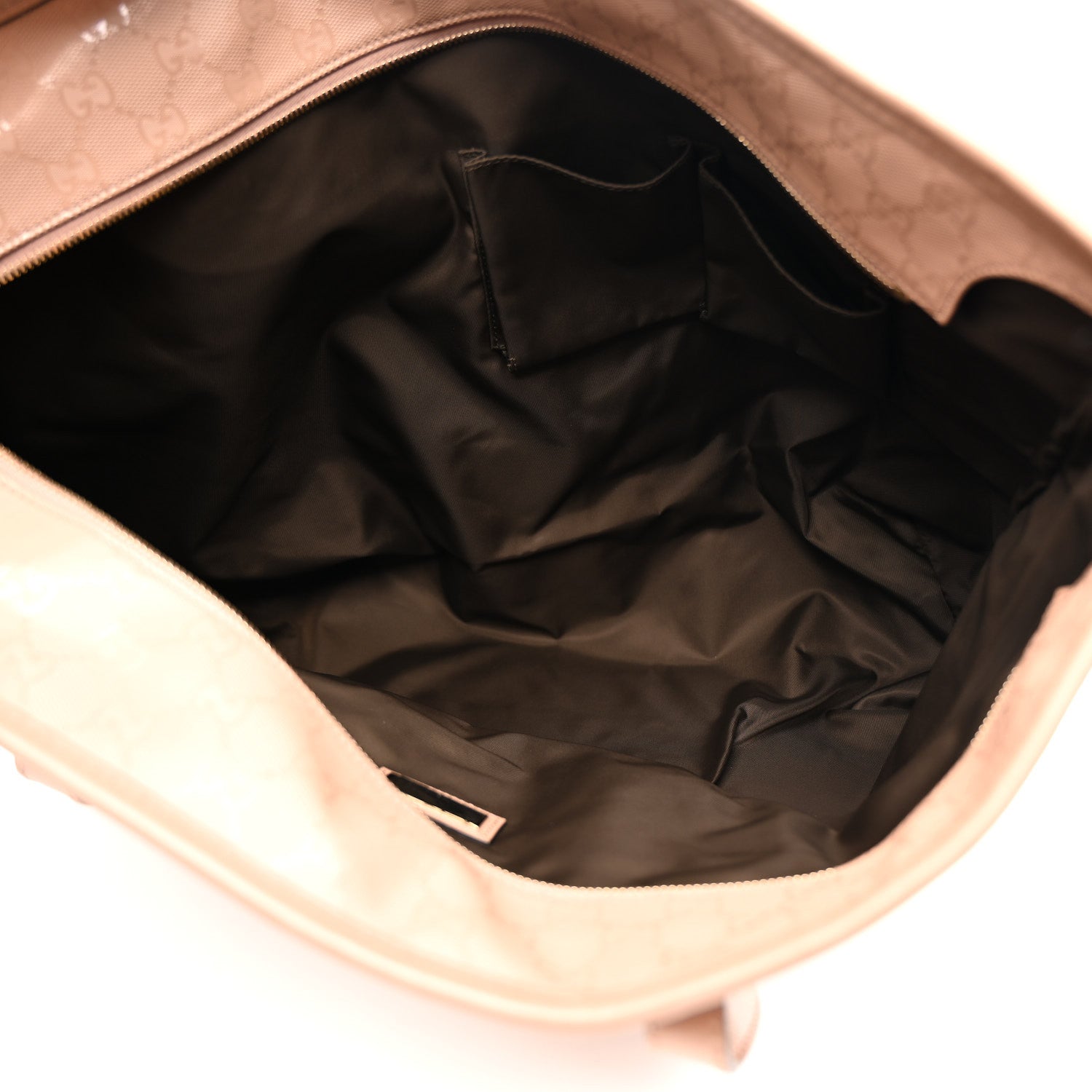 Imprime Monogram Large Zippered Shopping Tote Winter Rose