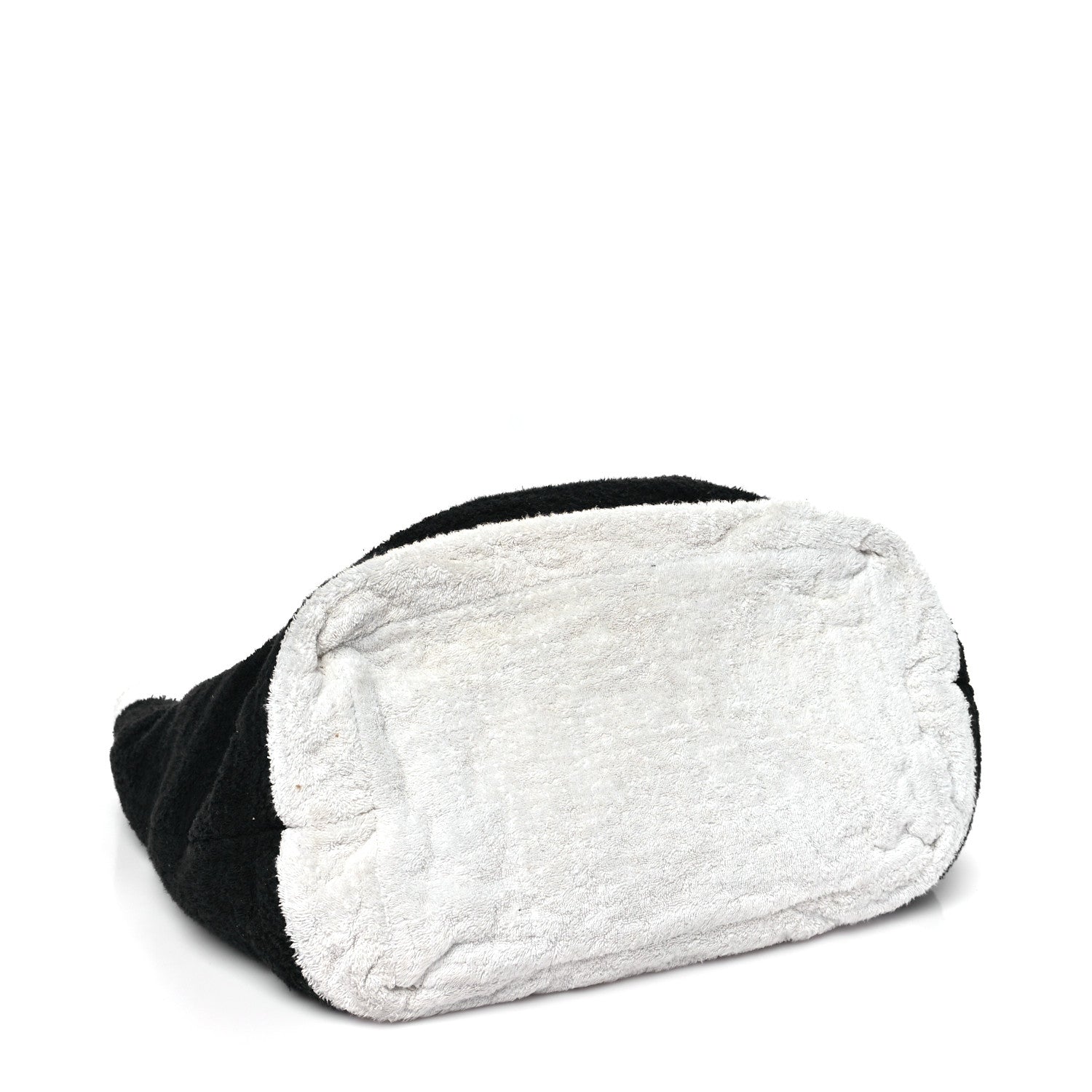 Terry Cotton CC Beach Tote Towel Set Black White