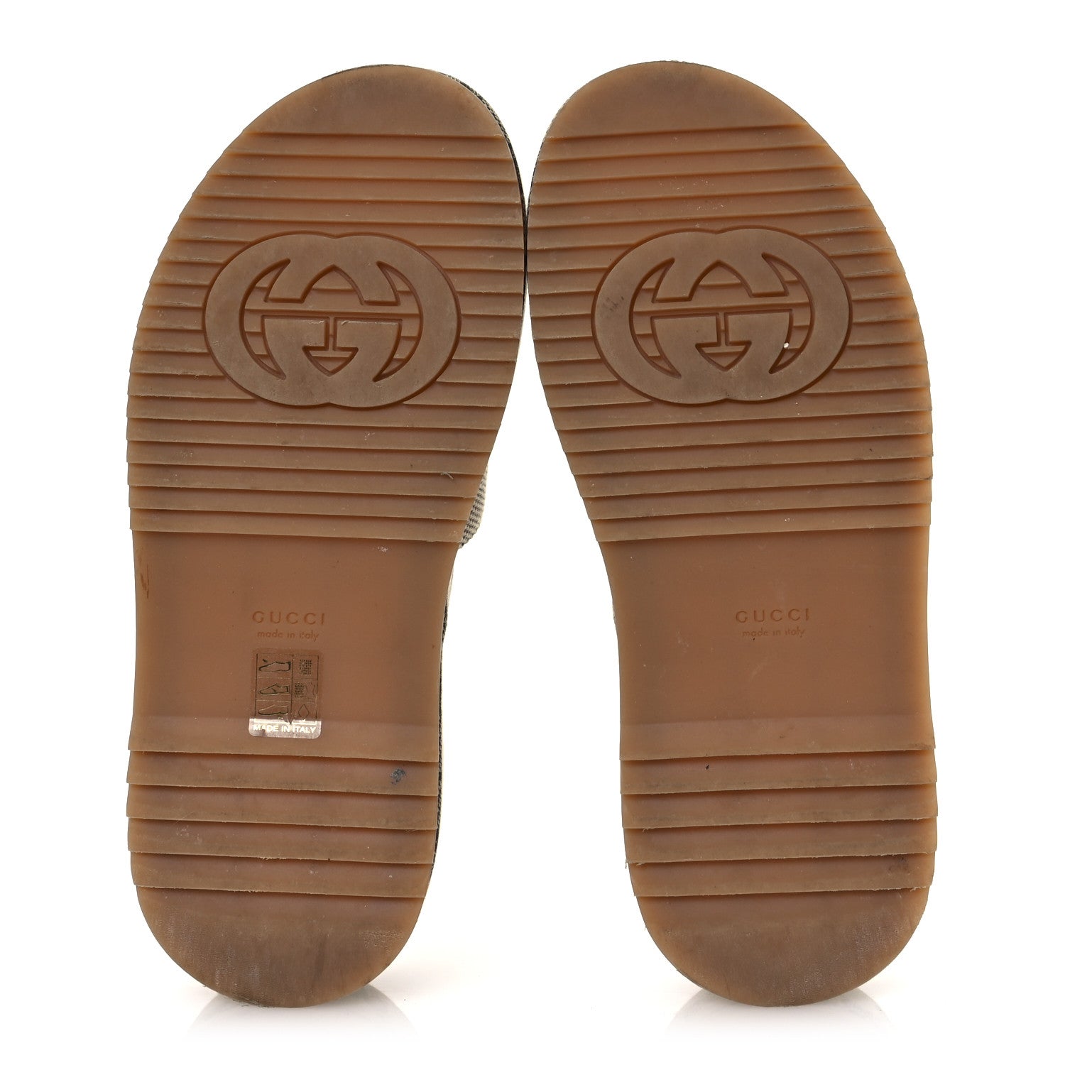 Monogram Maxi GG Angelina Platform 55mm Slide Sandals 37 Camel Ebony