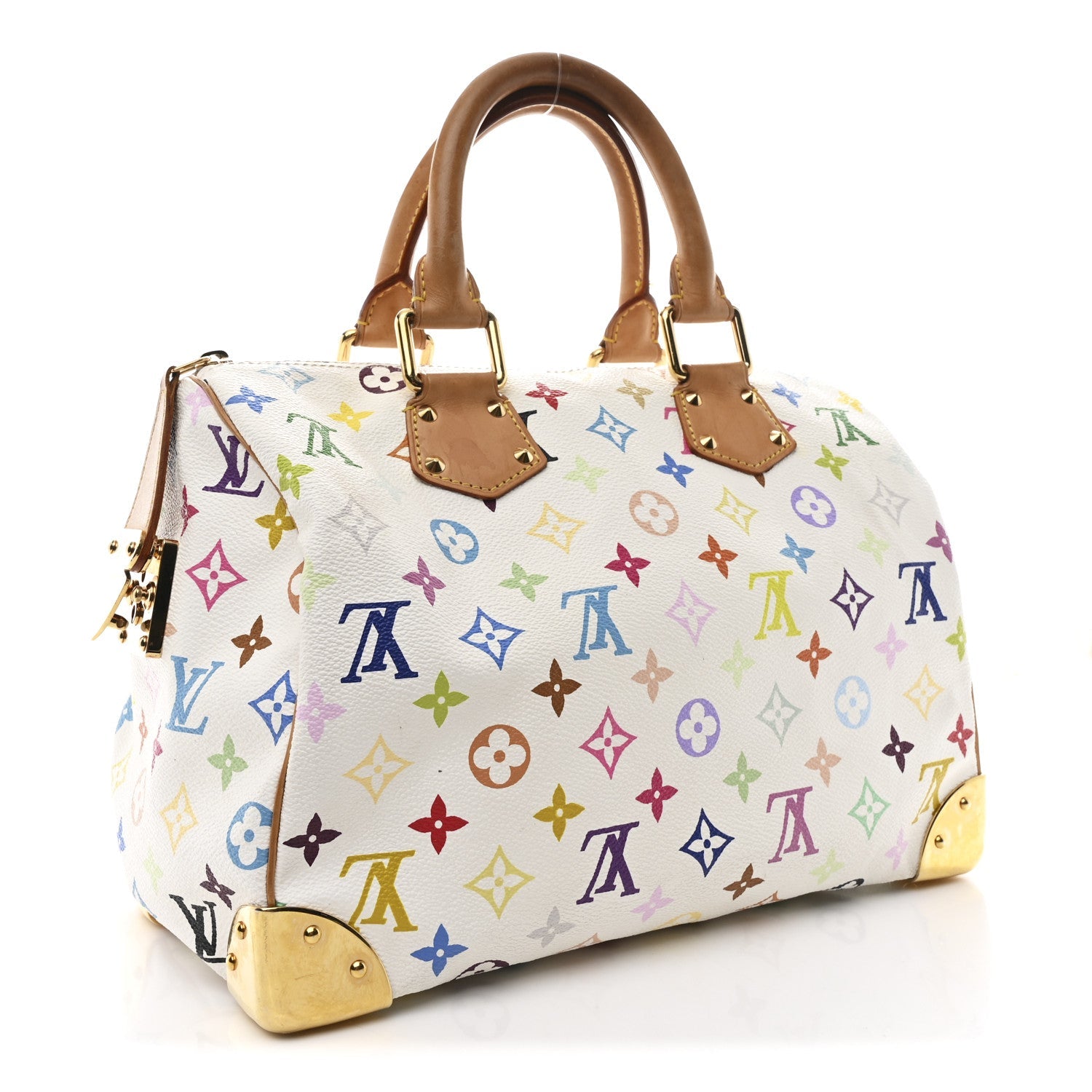 Monogram Multicolor Speedy 30 White