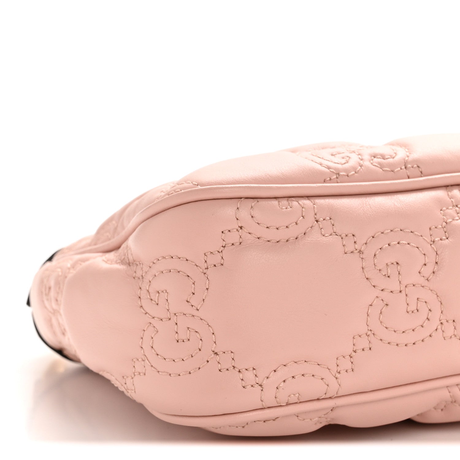Calfskin GG Matelasse Chain Handbag Perfect Pink Natural