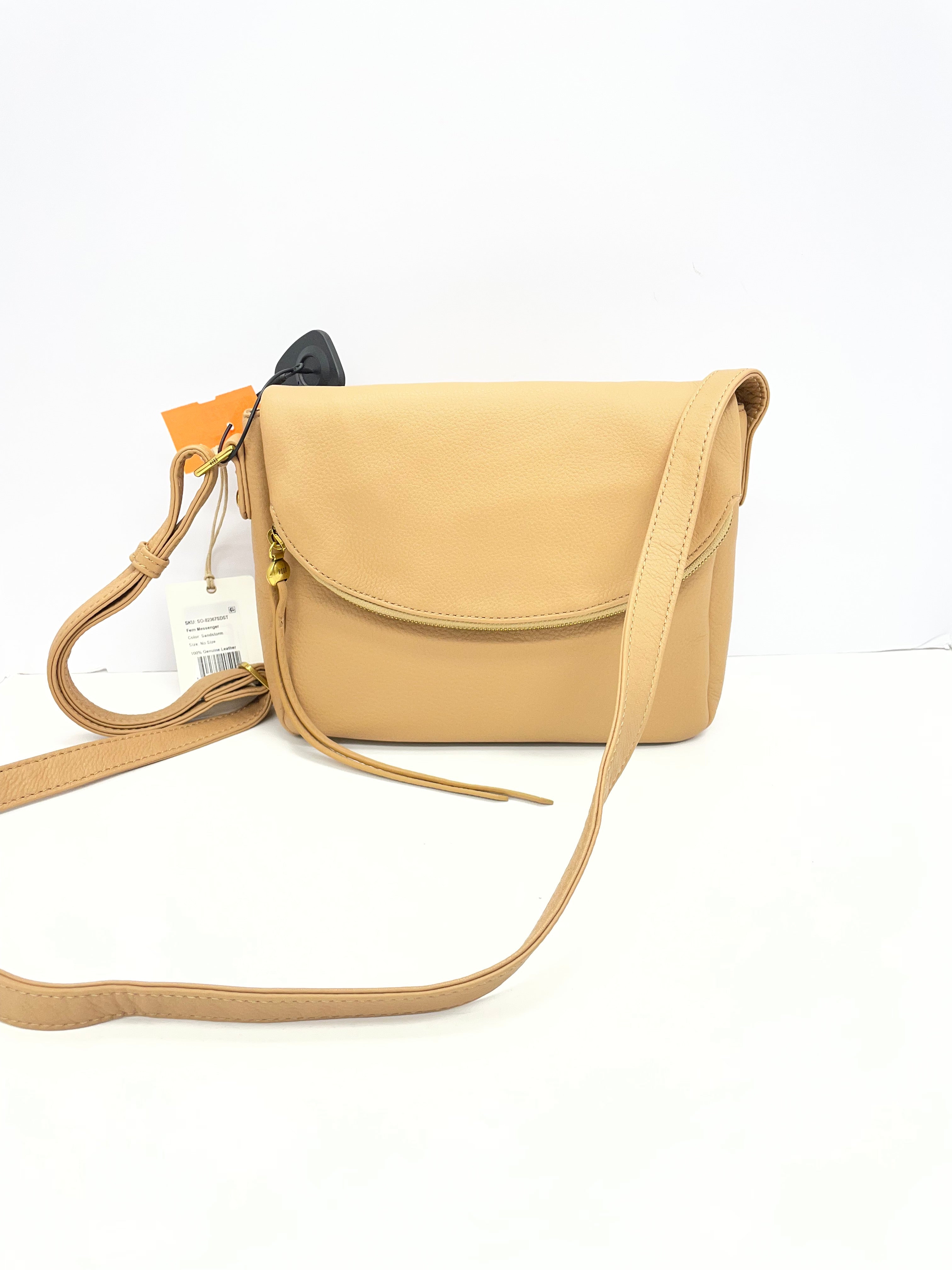 Crossbody Leather By Hobo Intl In Tan, Size:Medium