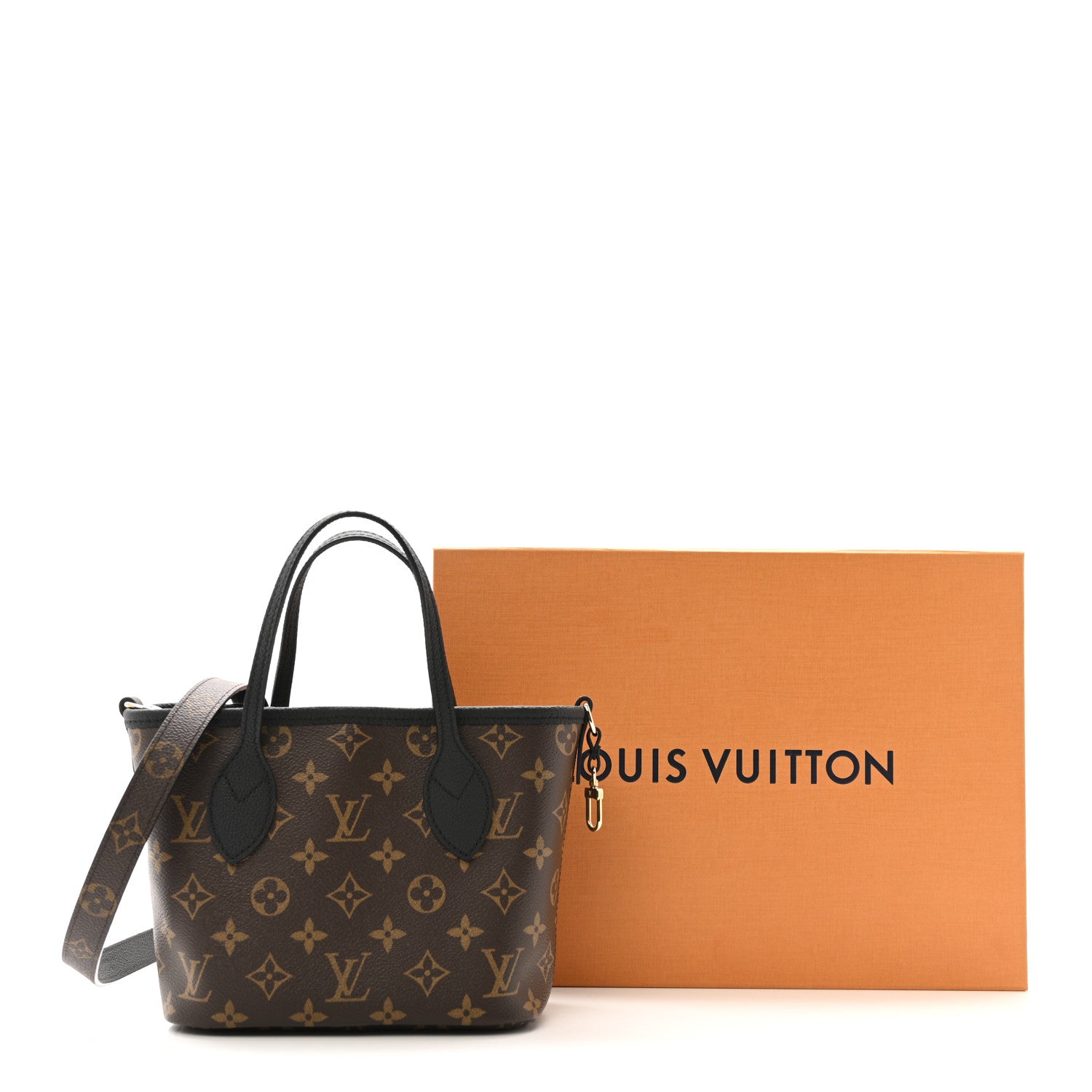 Monogram Neverfull Inside Out Bandouliere BB Black