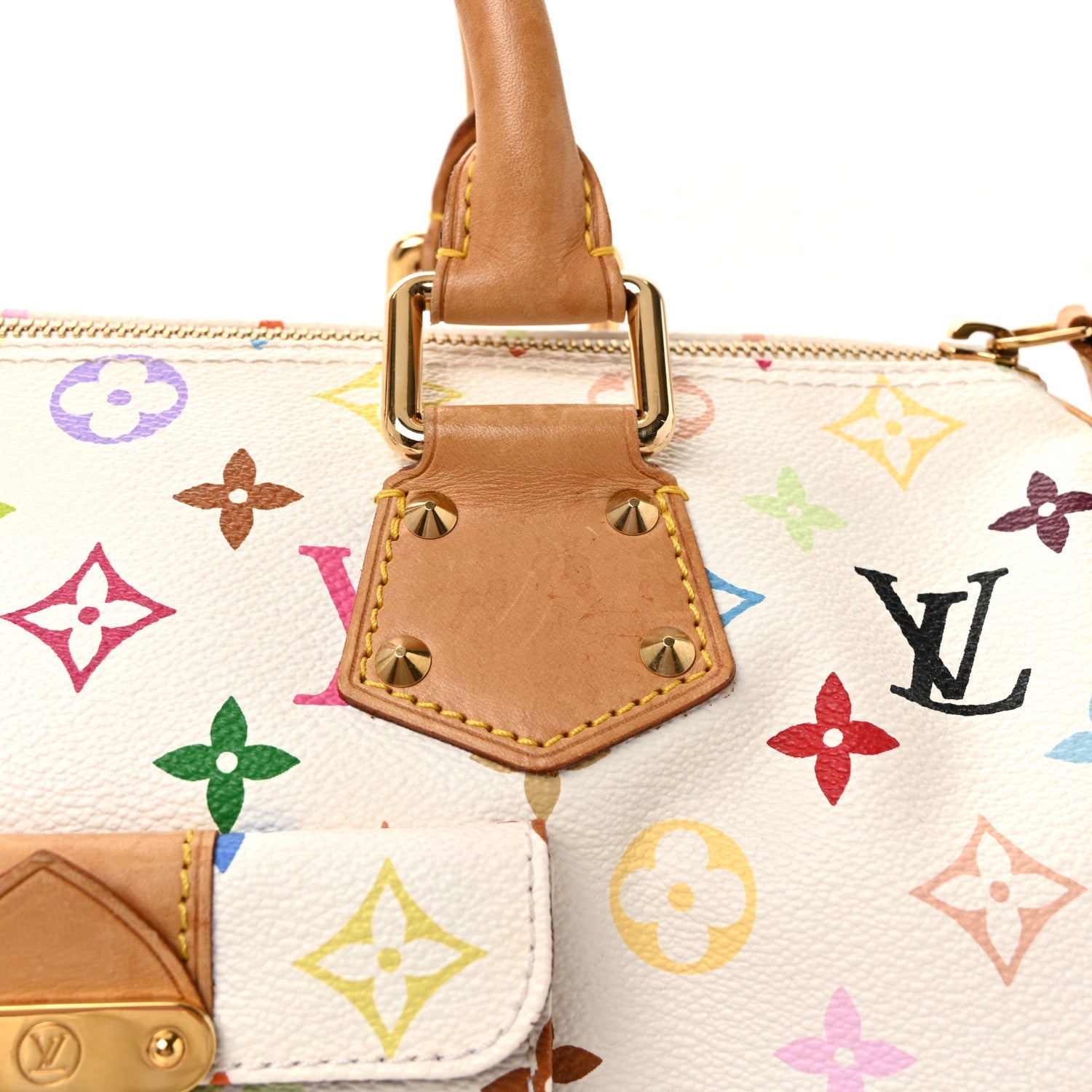 Monogram Multicolor Speedy 30 White