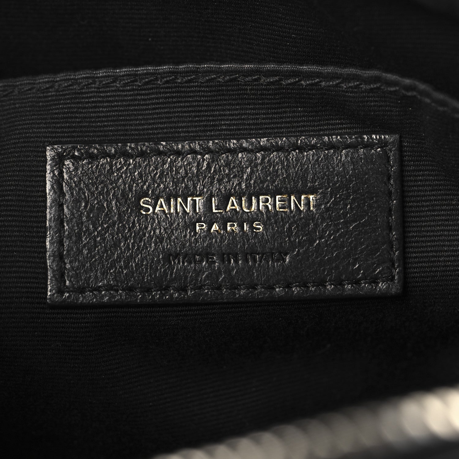 Calfskin Matelasse Monogram Lou Camera Bag Black