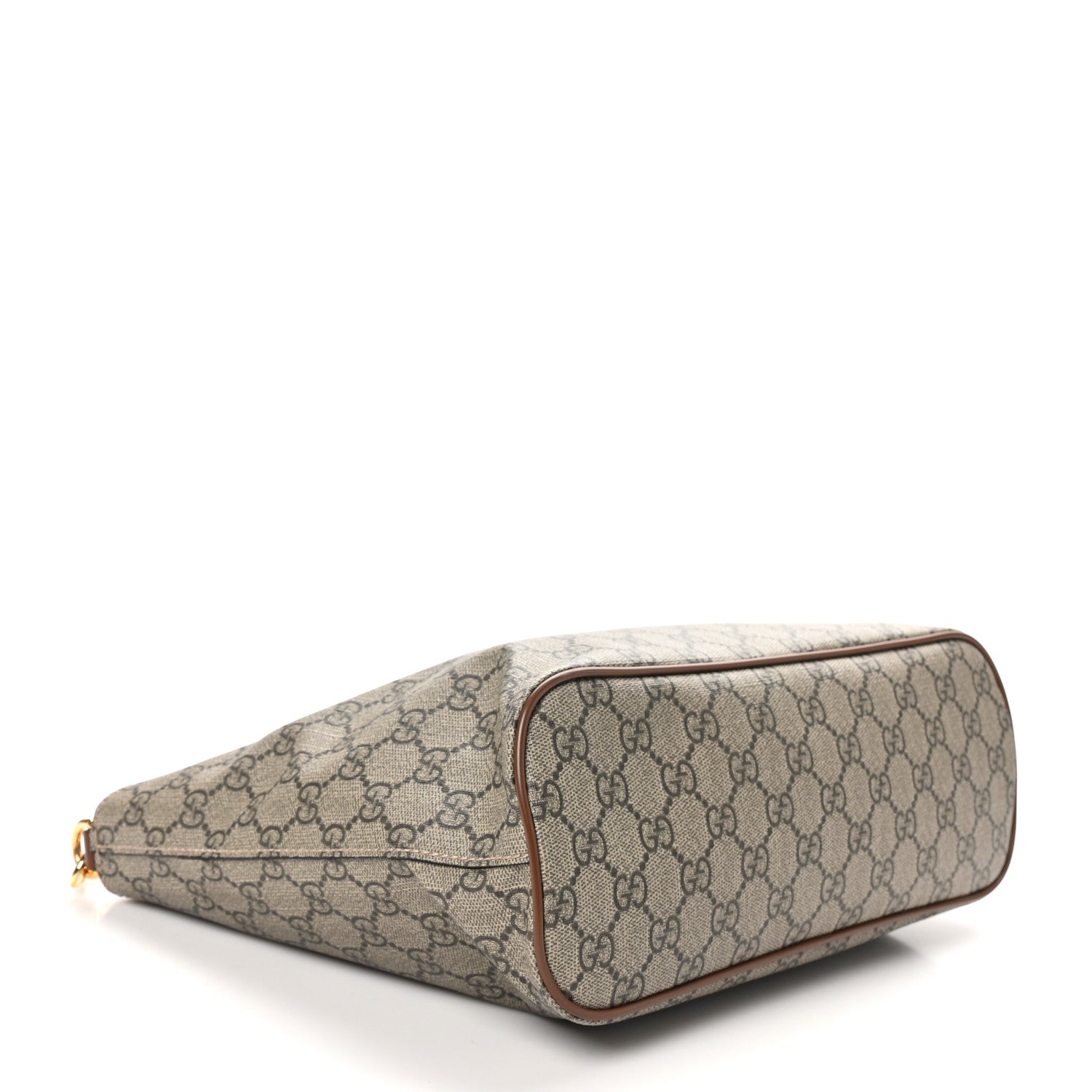 Soft GG Supreme Monogram Small Crossbody Tote Beige Cuir