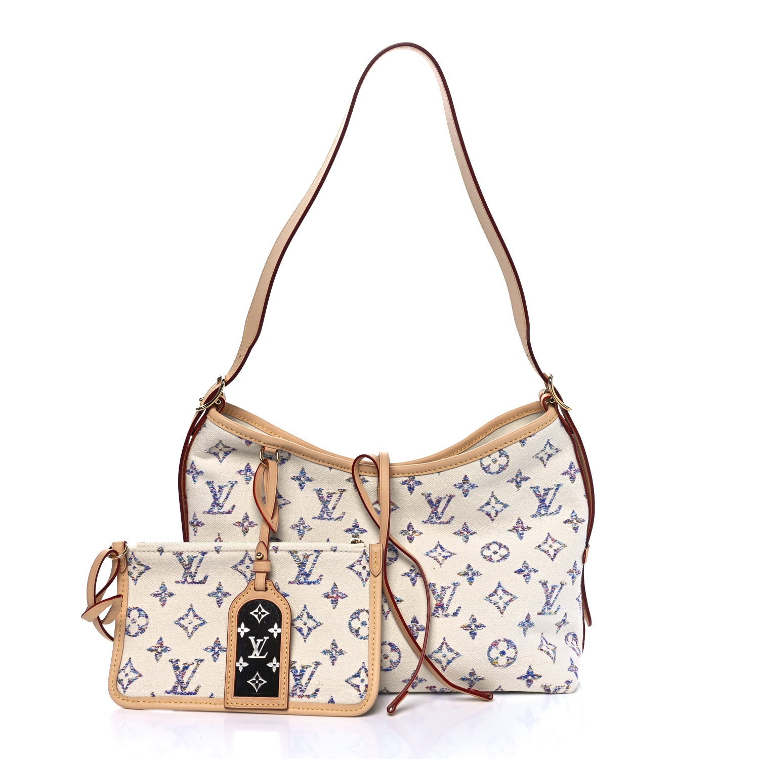 Monogram Jacquard CarryAll PM Multicolor Beige