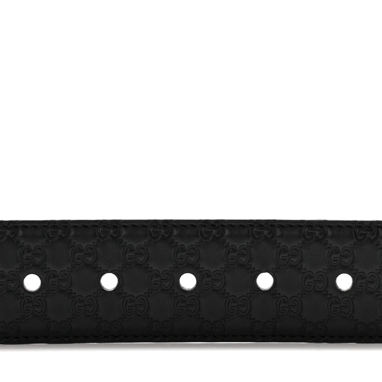 Soft Microguccissima Margaux Calfskin Belt 90 36 Black