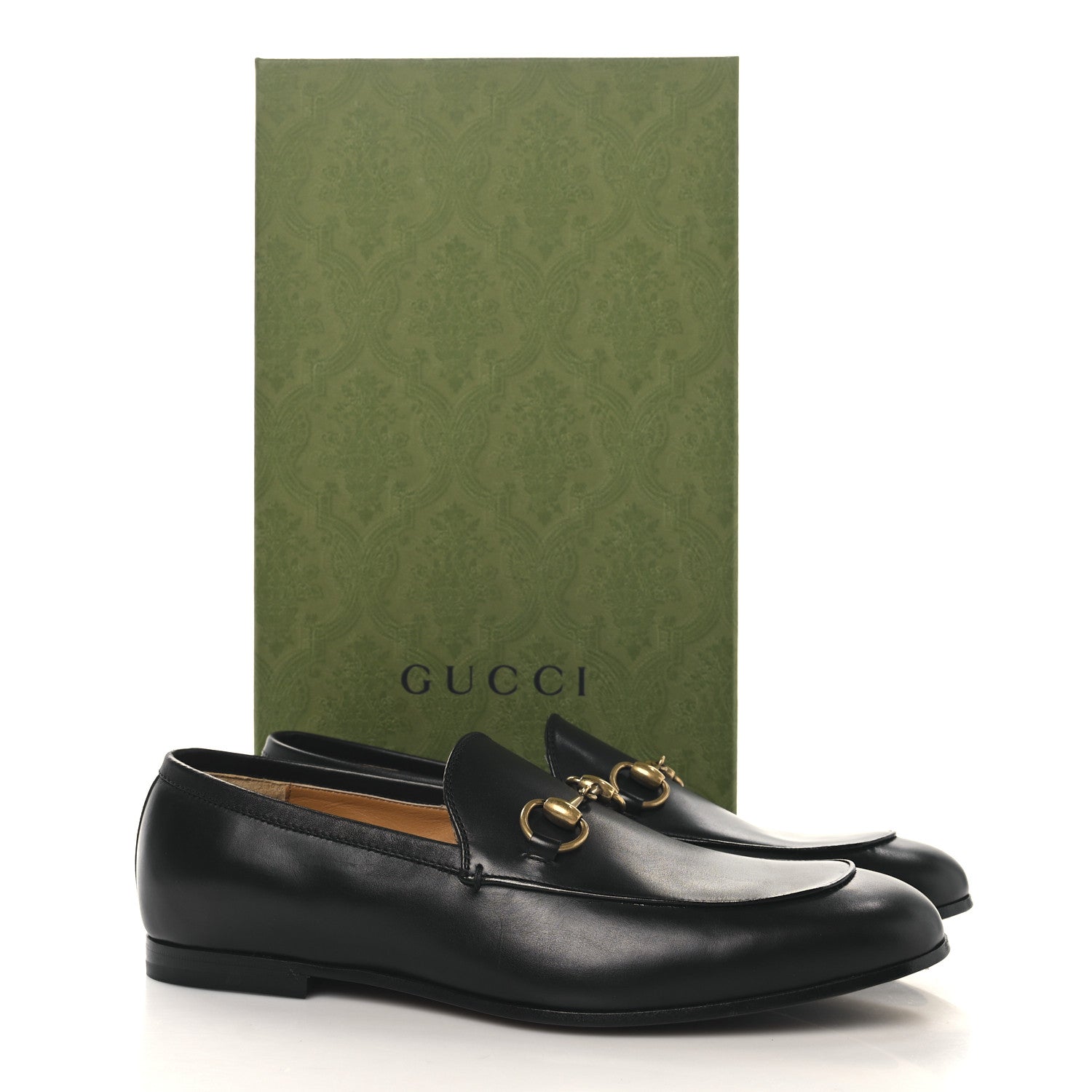 Calfskin Horsebit Mens Jordaan Loafers 7 Black