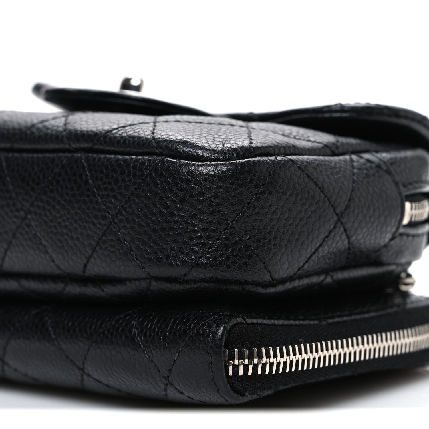 Caviar Quilted New Mini Flap Black