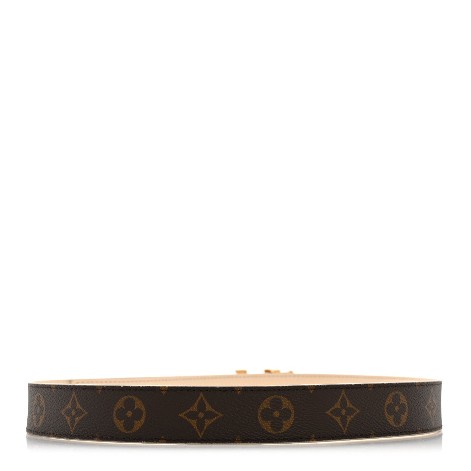 Monogram 30mm Pretty LV Reversible Belt 80 32 Beige
