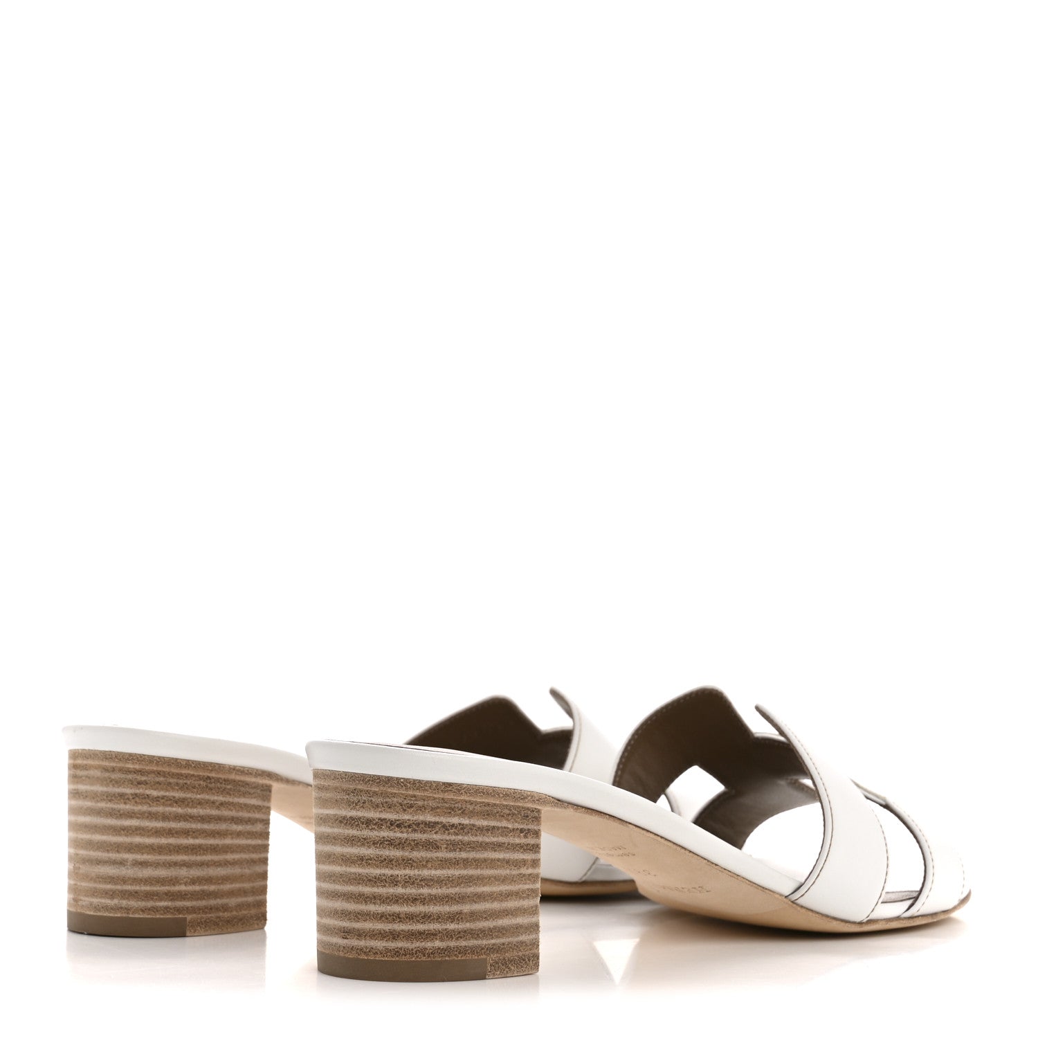 Calfskin Oasis Sandals 39.5 White