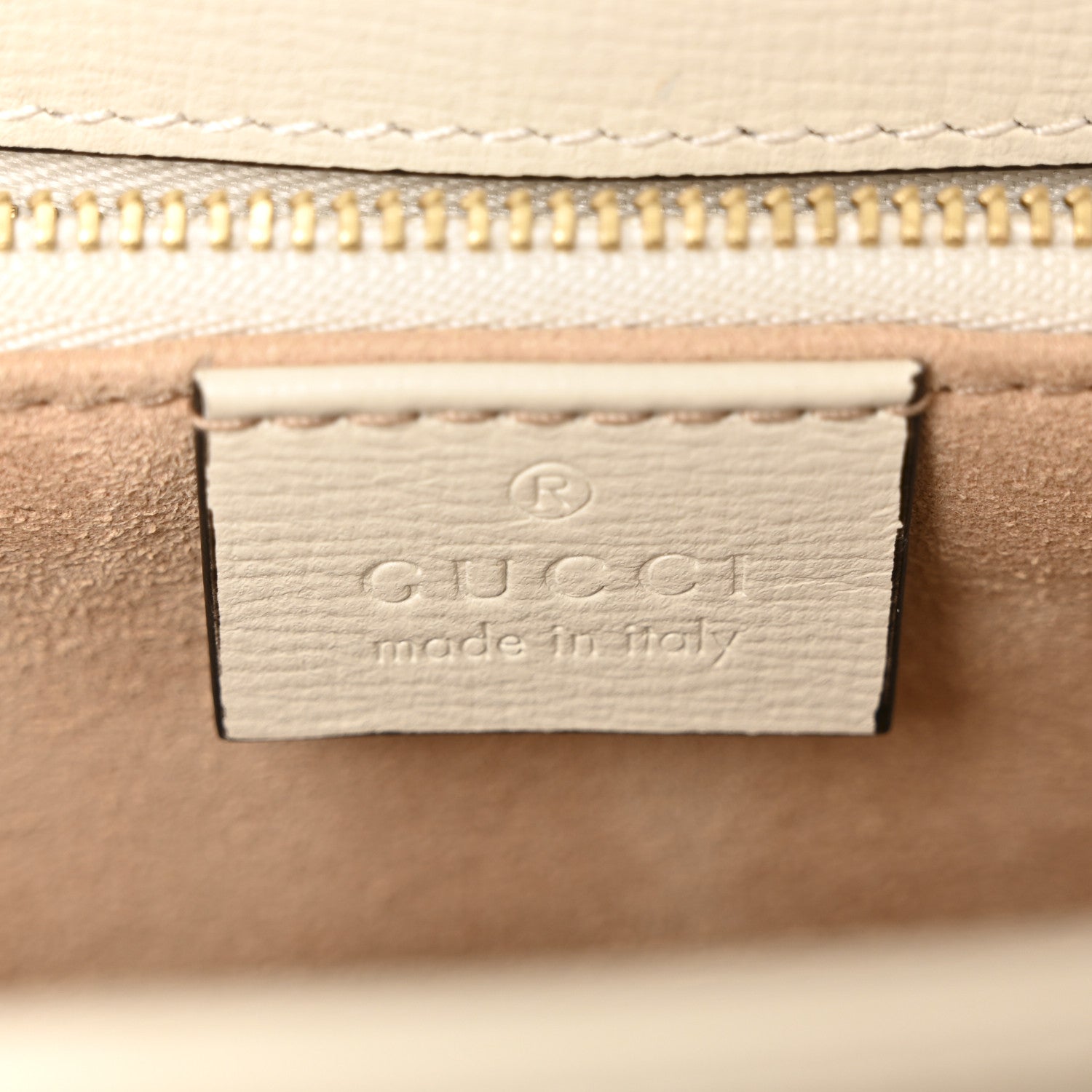 GG Supreme Monogram Horsebit 1955 Shoulder Bag Beige Mystic White