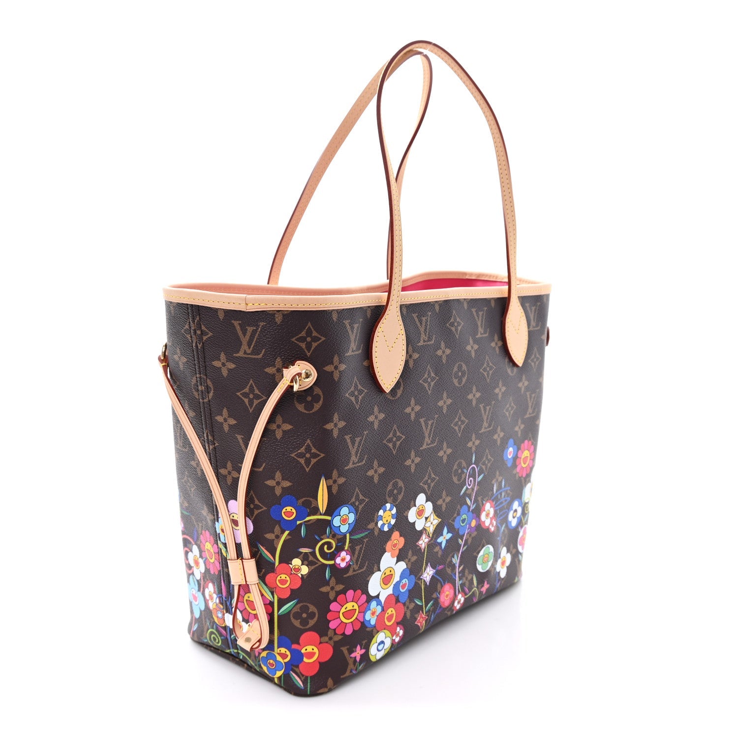 LV X TM Monogram Flowers Neverfull MM