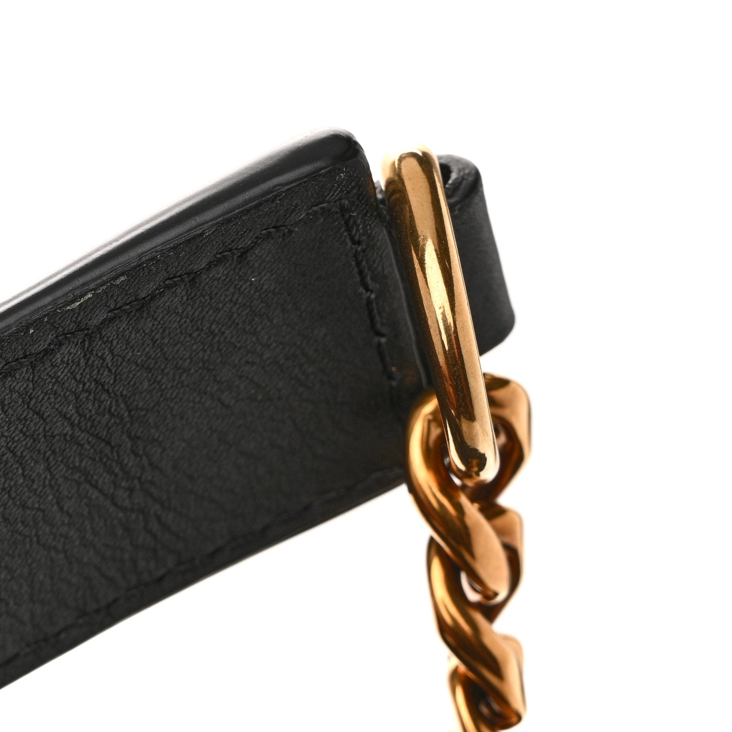 Calfskin New Wave Chain Tote Black