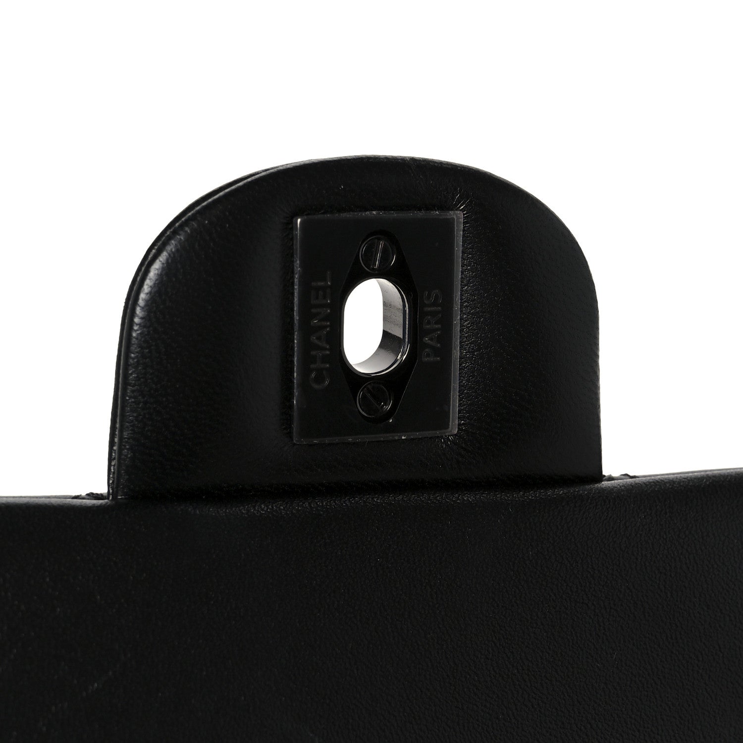 Lambskin Quilted Mini Top Handle Rectangular Flap So Black