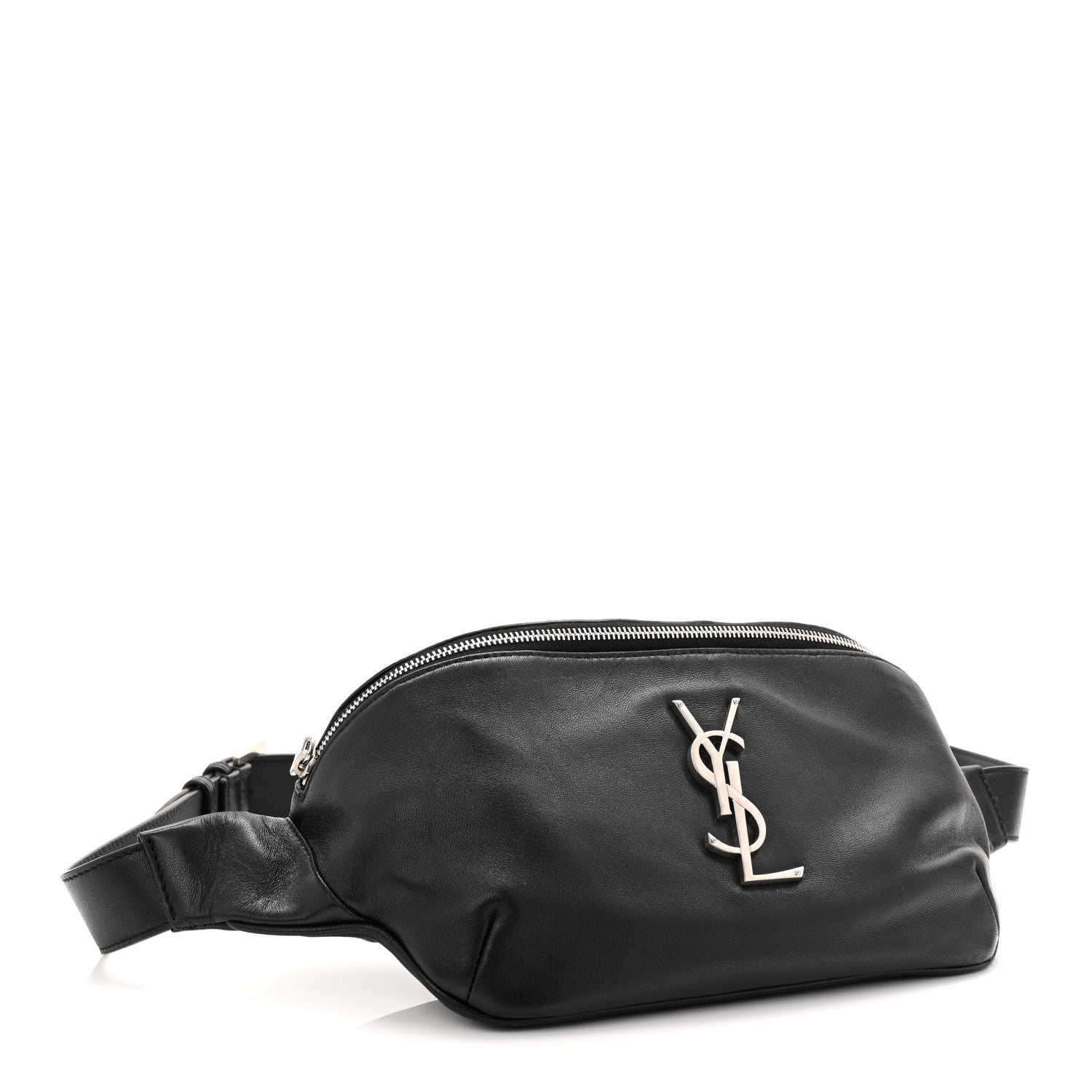 Calfskin Monogram Belt Bag Black