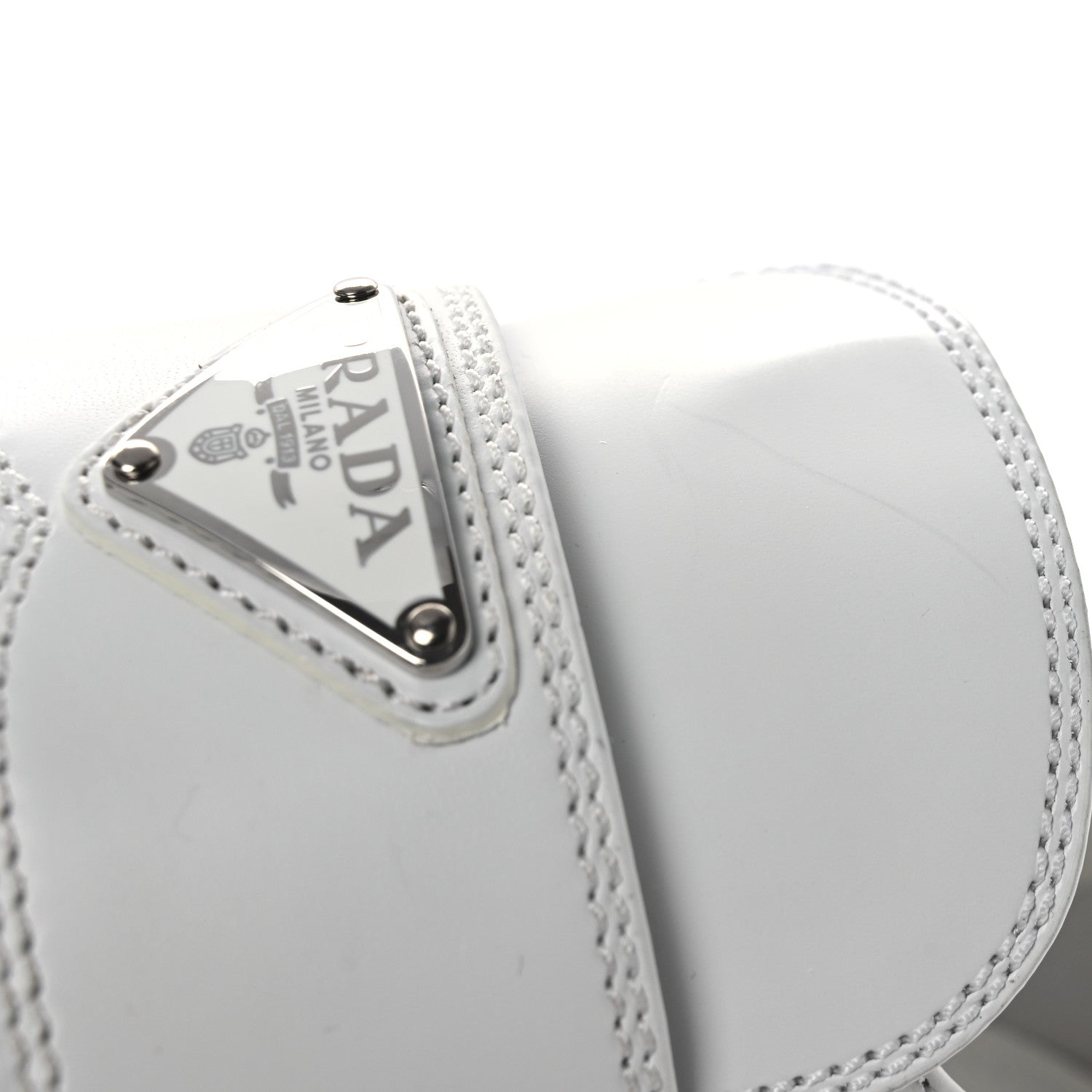 Spazzolato Triangle 50mm Loafers 41 White