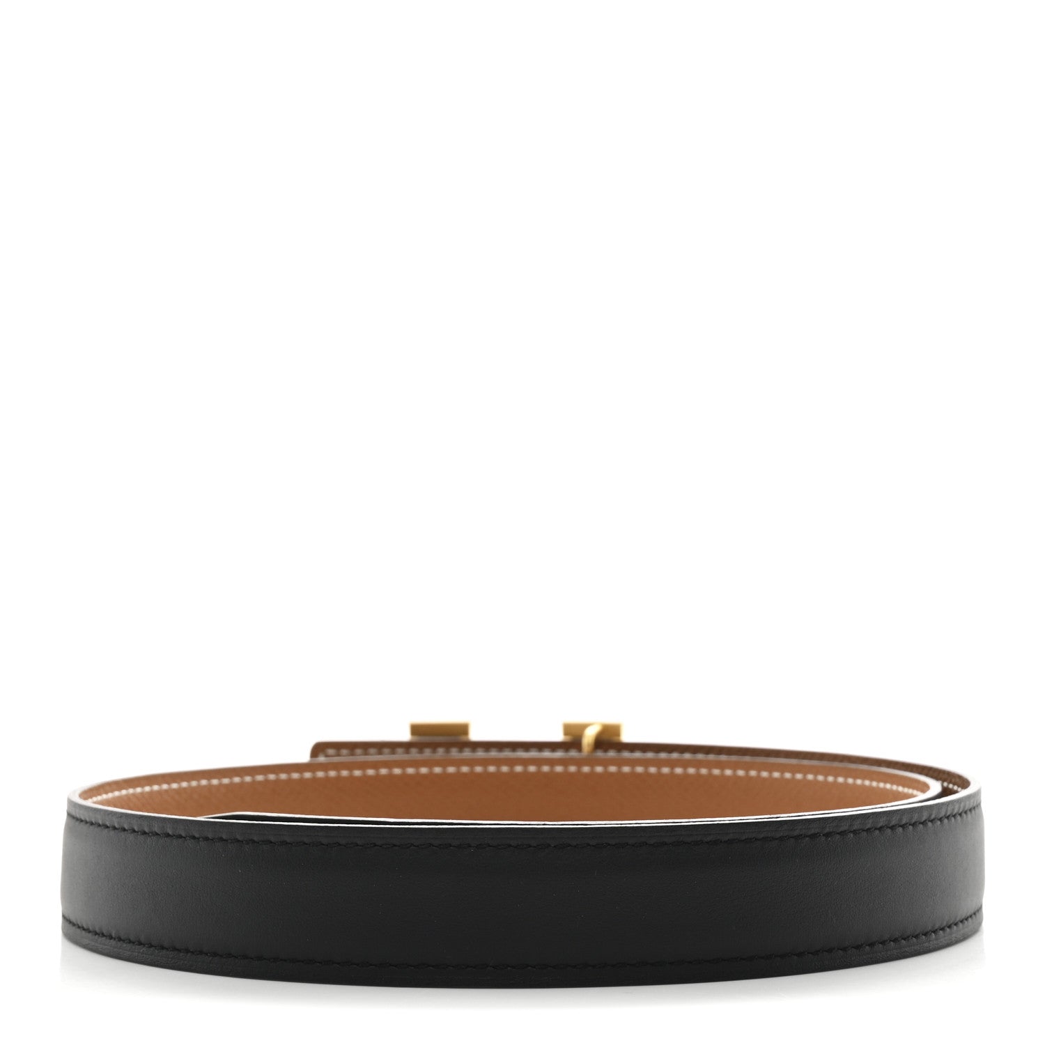 Swift Epsom 24mm Mini H Belt 70 28 Black Gold