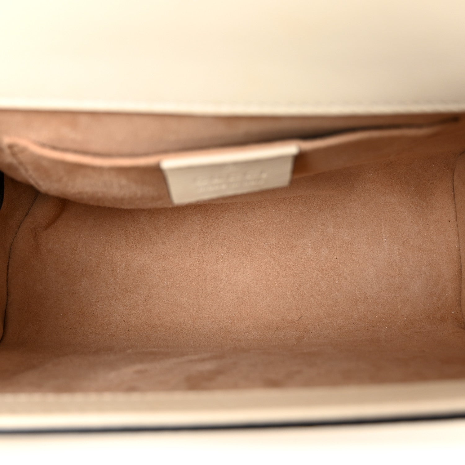 Calfskin Studded Small Padlock Shoulder Bag White