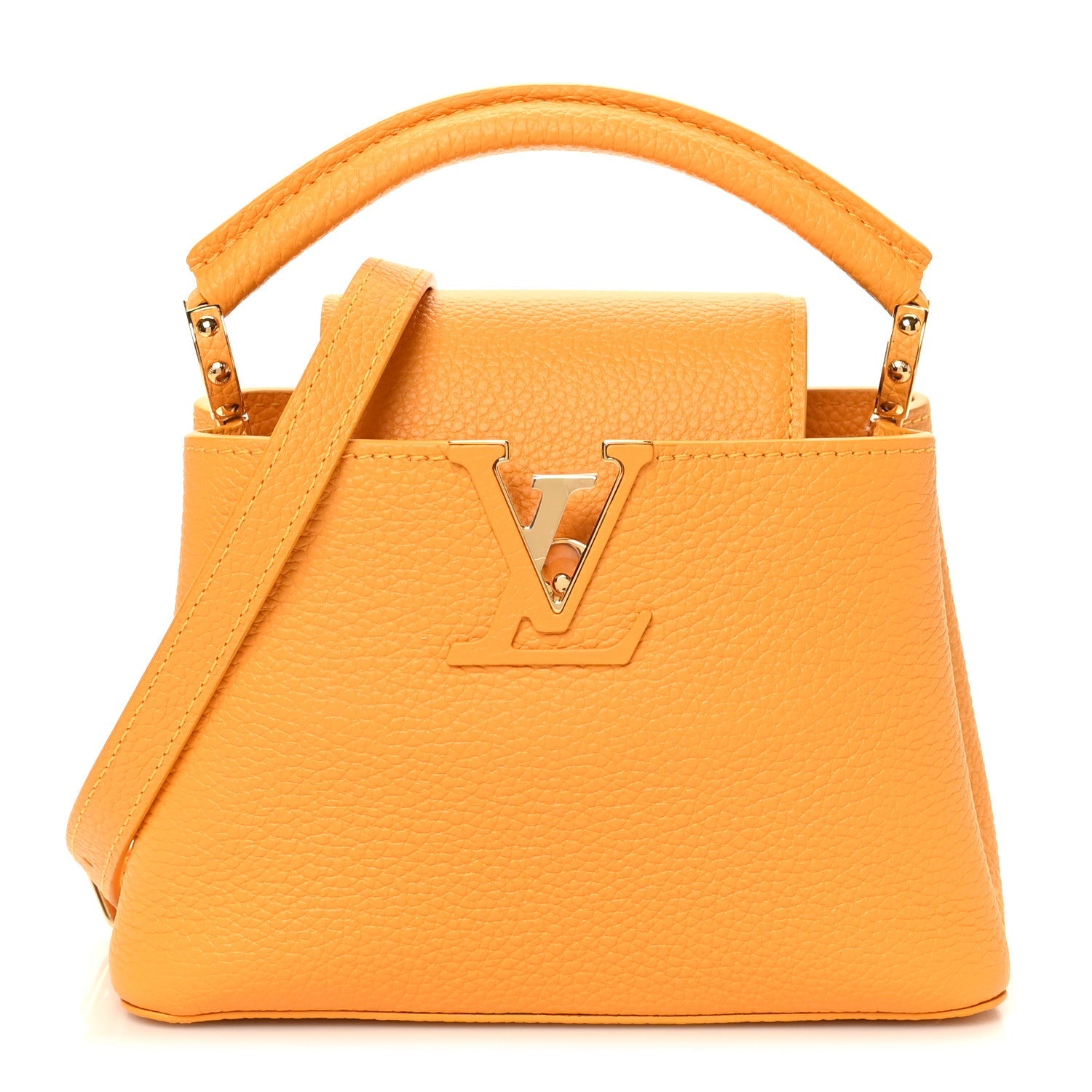 Taurillon Mini Capucines Sunbeam Yellow