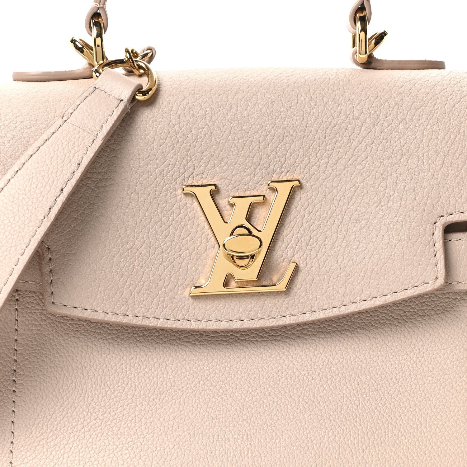 Soft Calfskin Mini Lockme Ever Greige