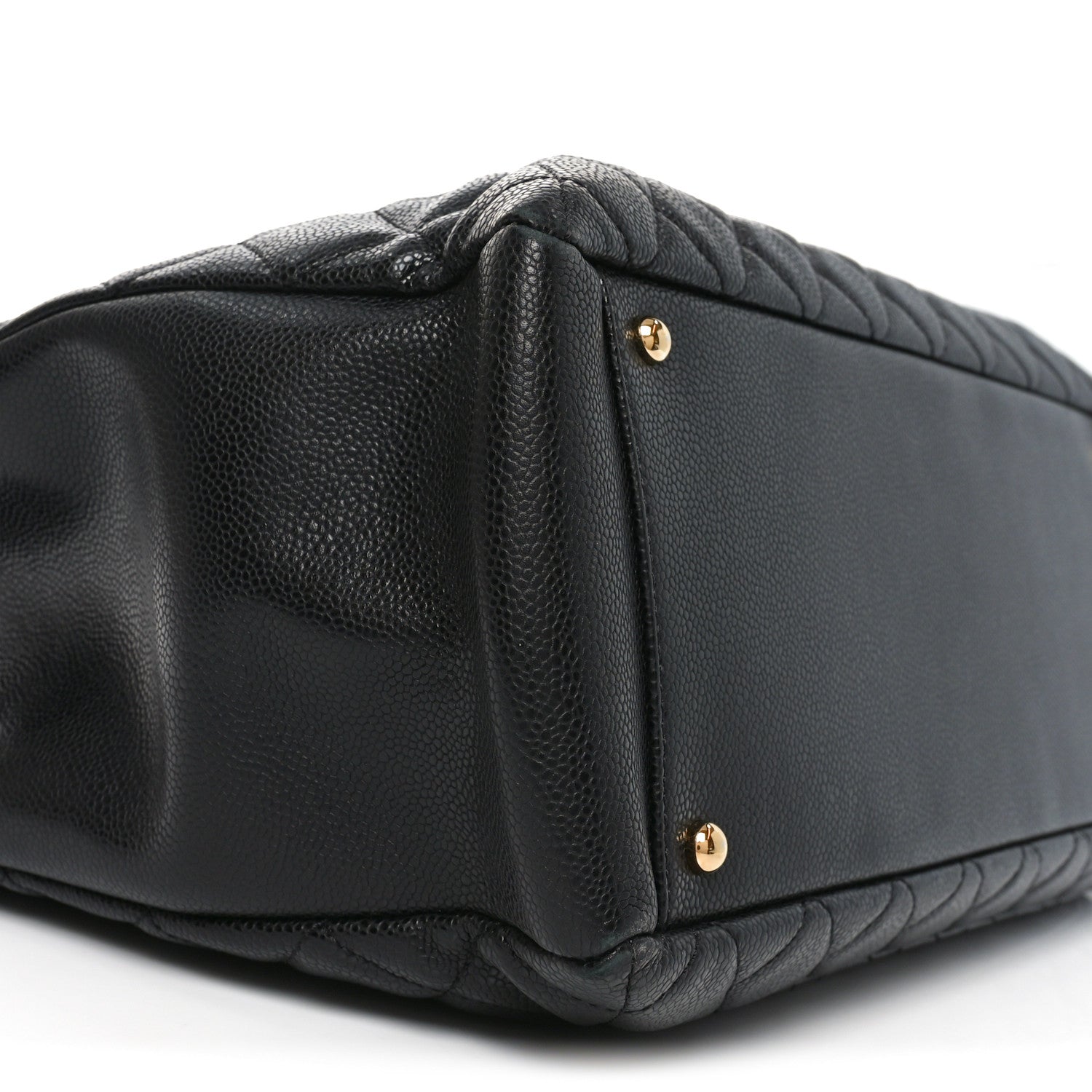 Caviar Quilted XL Grand Shopping Tote GST Black