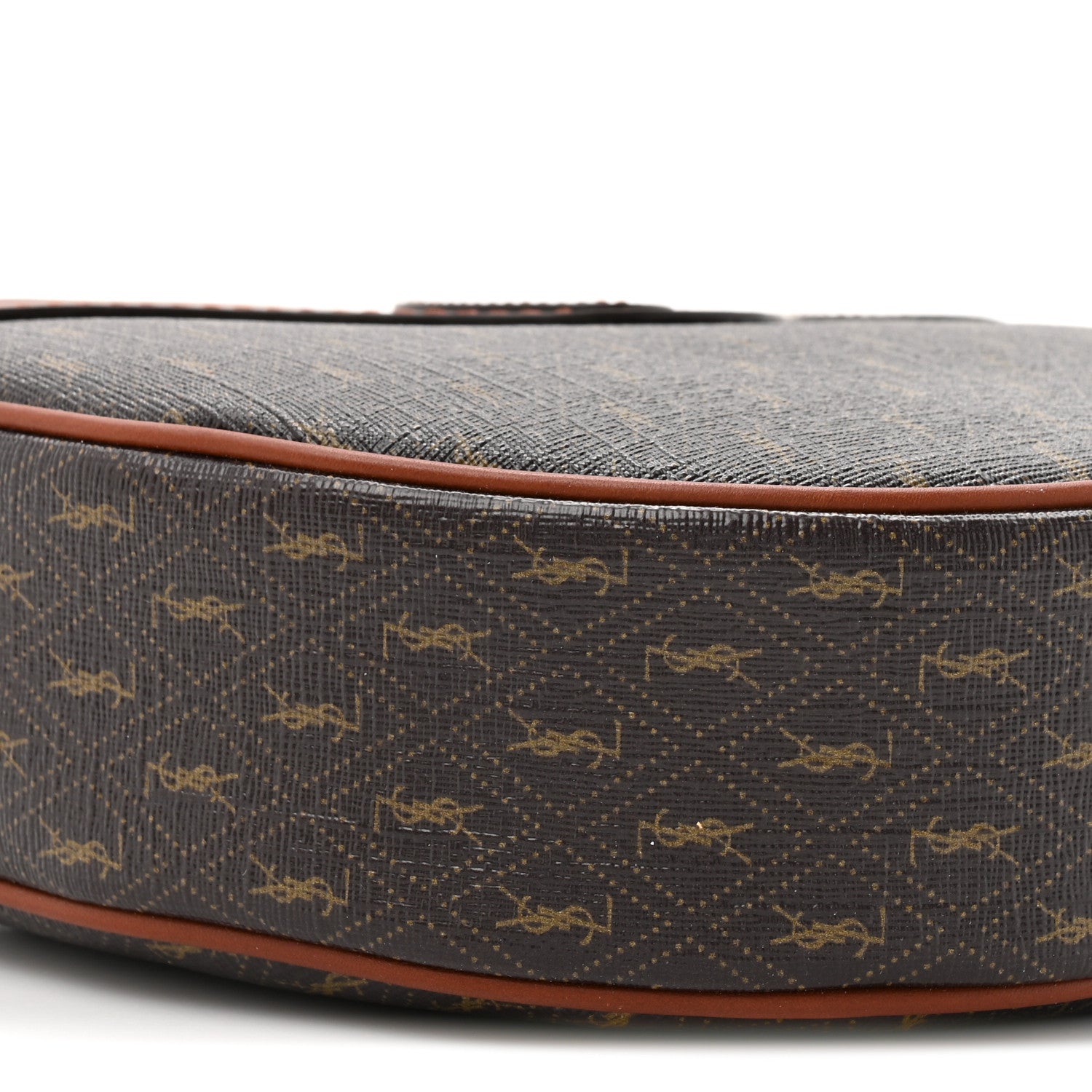 Canvas Smooth Calfskin Le Monogramme Coeur Crossbody Chestnut