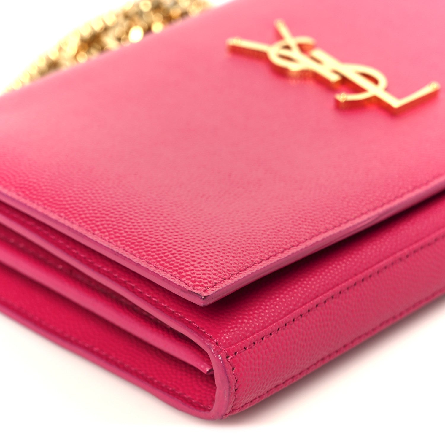 Grain De Poudre Monogram Chain Wallet Bubblegum